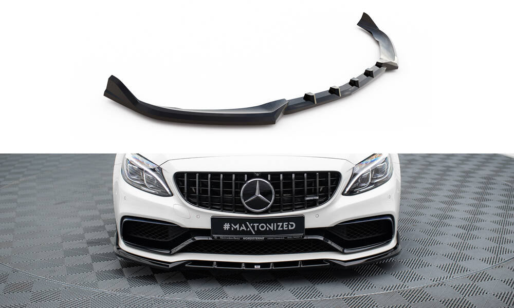 Maxton Design - Frontlippe V2 für Mercedes - AMG C63 Limousine / Kombi W205 / S205 - Aerowerk.