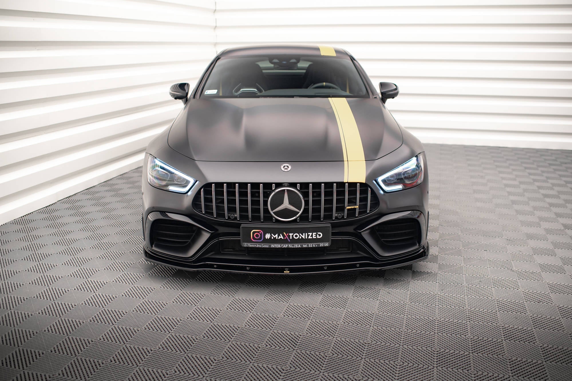 Maxton Design - Frontlippe V2 für Mercedes - AMG GT 63S 4 - Door Coupe Aero - Aerowerk.