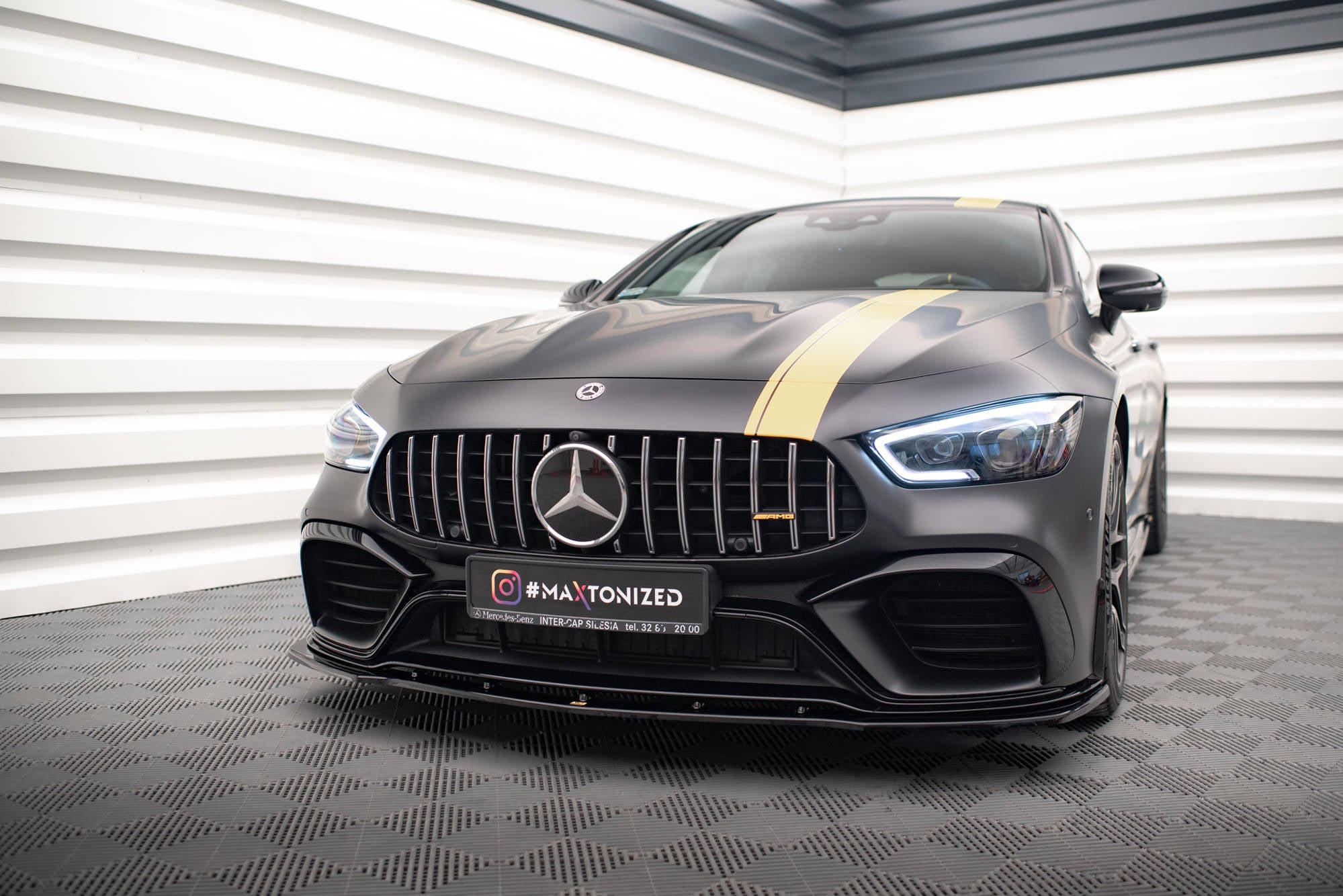 Maxton Design - Frontlippe V2 für Mercedes - AMG GT 63S 4 - Door Coupe Aero - Aerowerk.