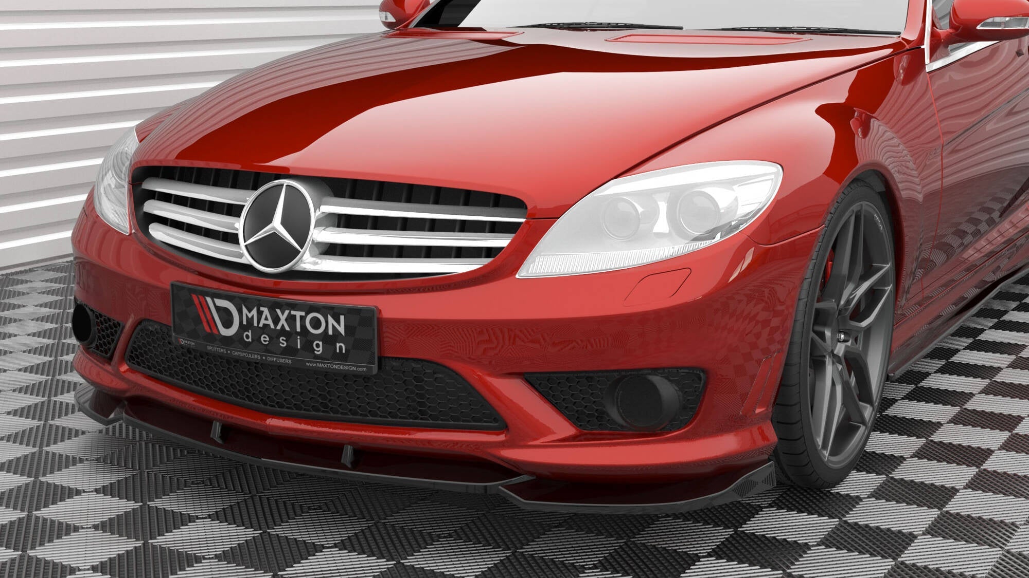 Maxton Design - Frontlippe V2 für Mercedes - Benz CL 63 AMG C216 - Aerowerk.