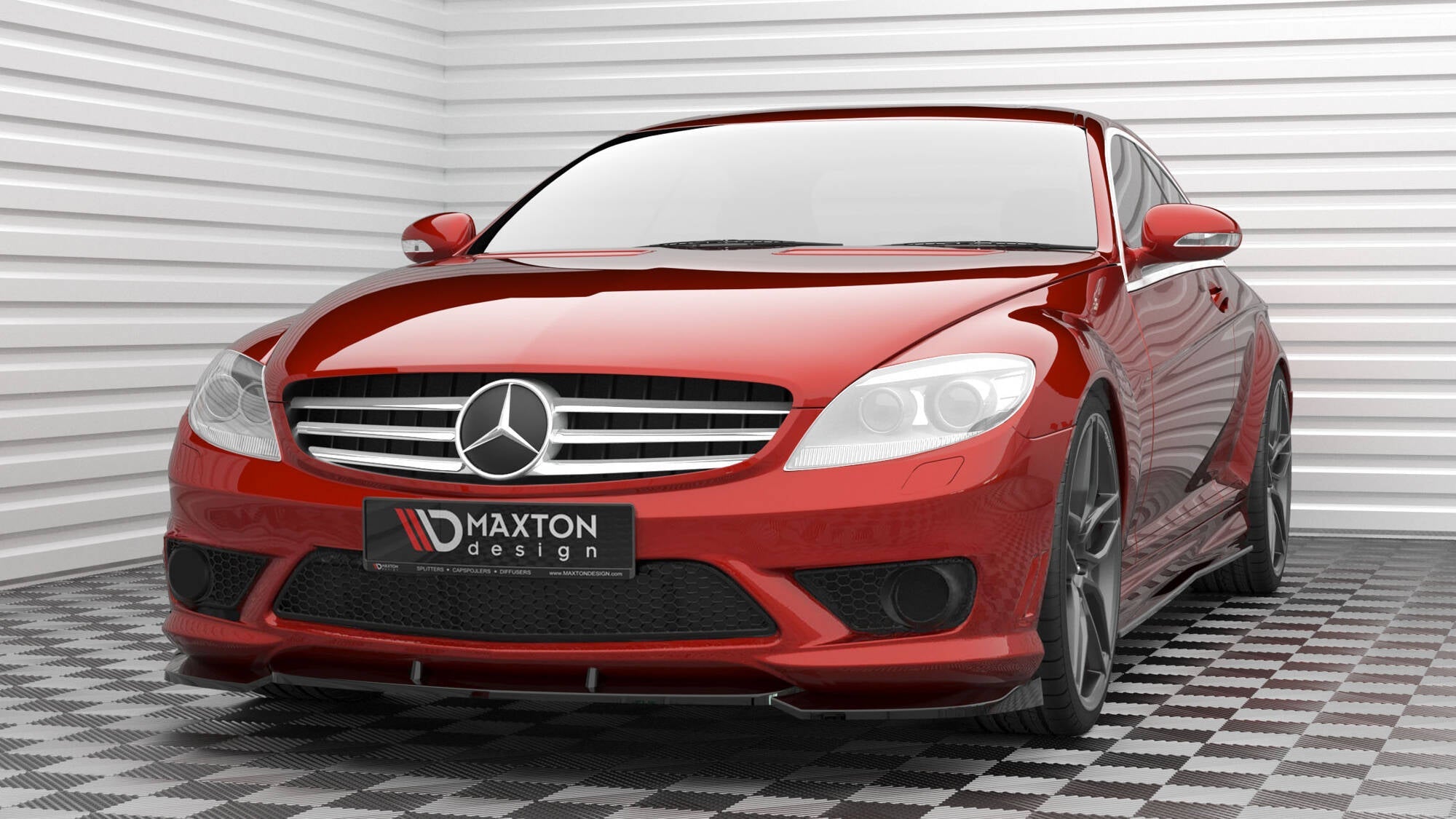 Maxton Design - Frontlippe V2 für Mercedes - Benz CL 63 AMG C216 - Aerowerk.