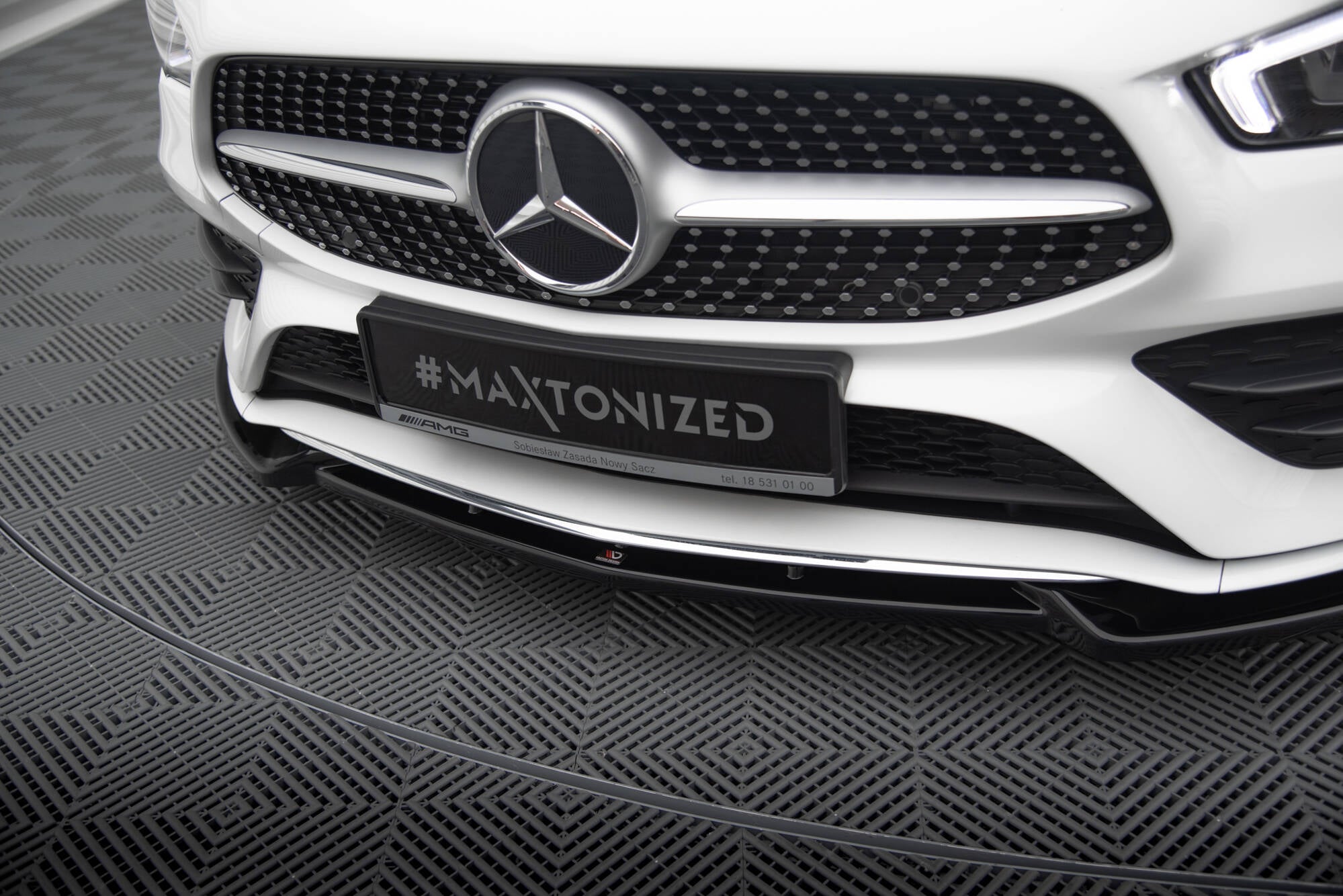Maxton Design - Frontlippe V2 für Mercedes - Benz CLA A35 AMG / AMG - Line C118 - Aerowerk.