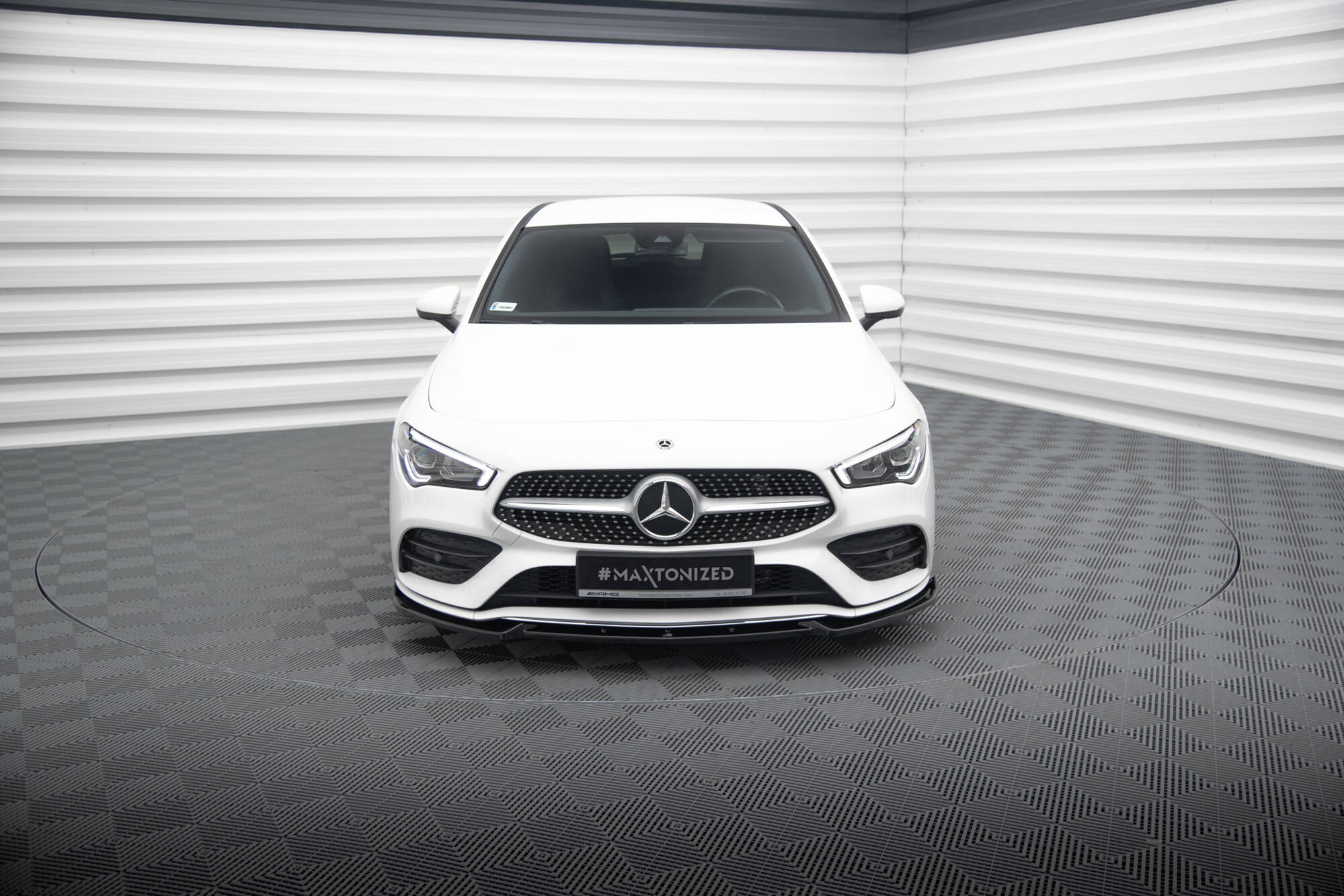 Maxton Design - Frontlippe V2 für Mercedes - Benz CLA A35 AMG / AMG - Line C118 - Aerowerk.