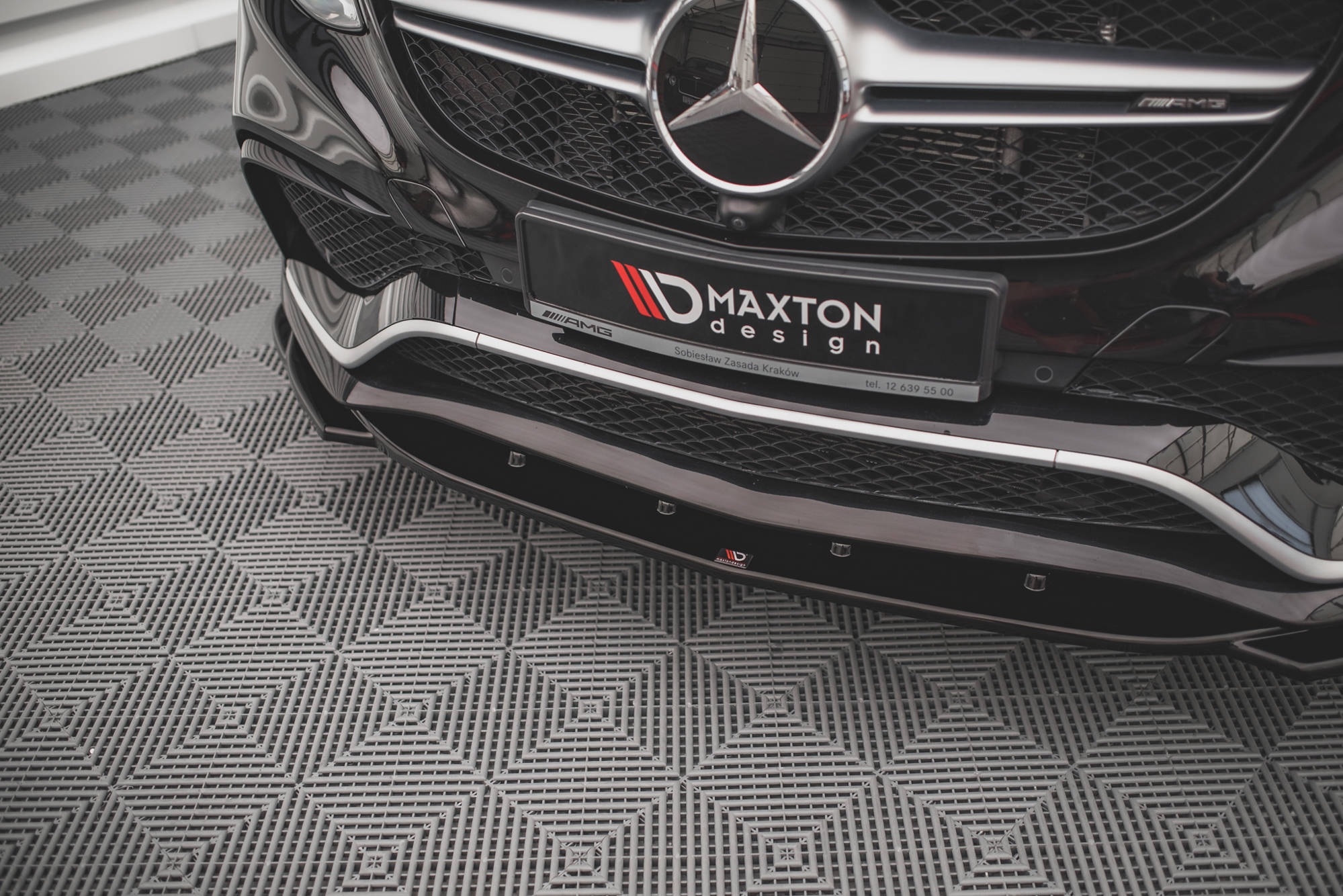 Maxton Design - Frontlippe V2 für Mercedes - Benz GLE Coupe / SUV 63 AMG C292 / W166 - Aerowerk.