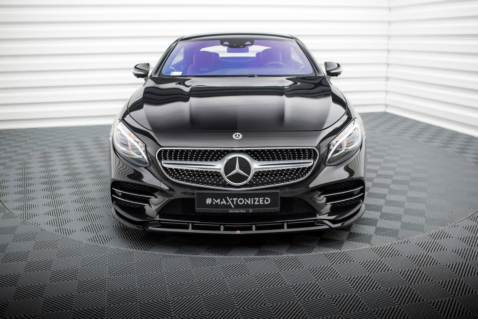 Maxton Design - Frontlippe V2 für Mercedes - Benz S Coupe AMG - Line C217 Facelift - Aerowerk.