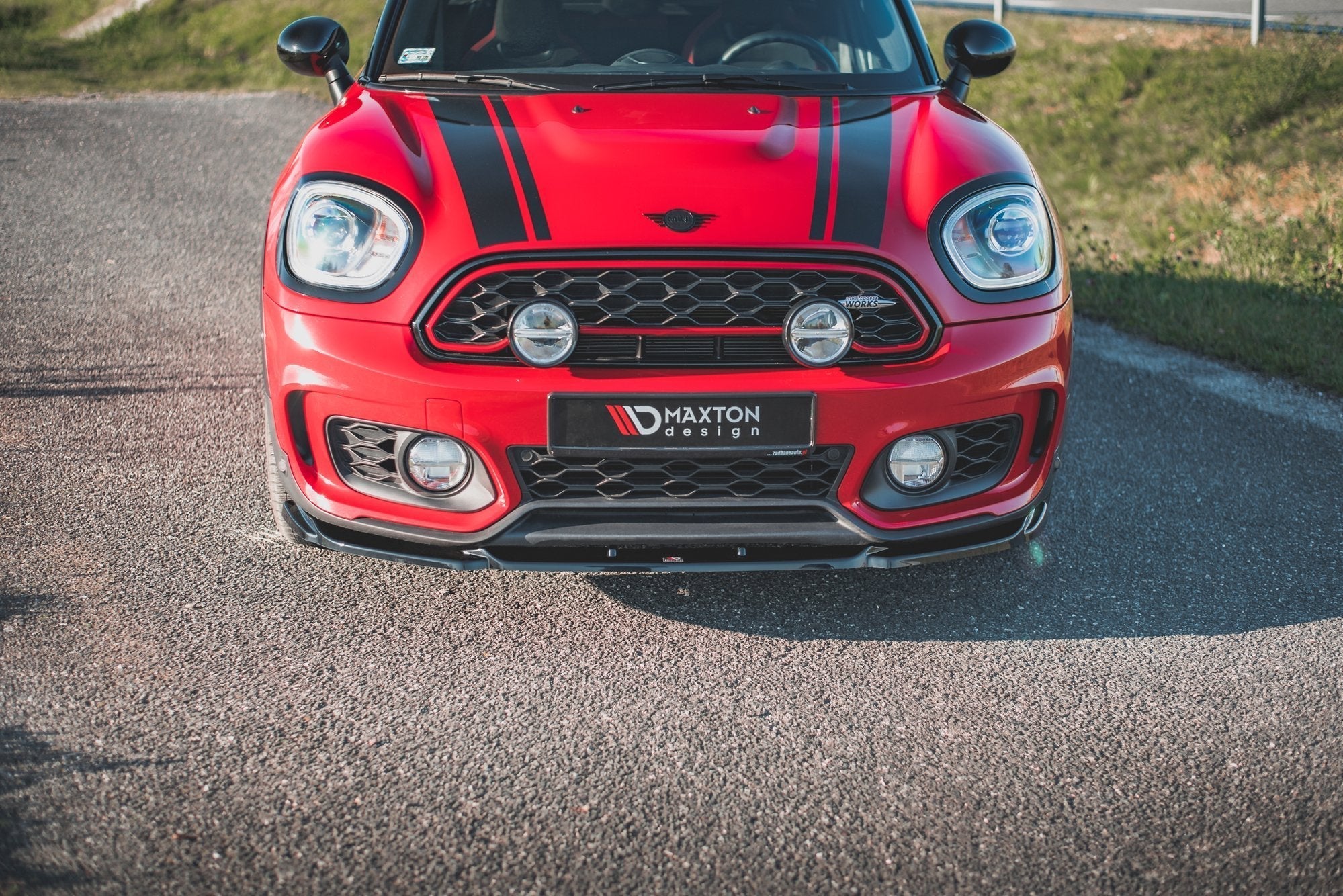 Maxton Design - Frontlippe V2 für Mini Countryman Mk2 F60 JCW - Aerowerk.