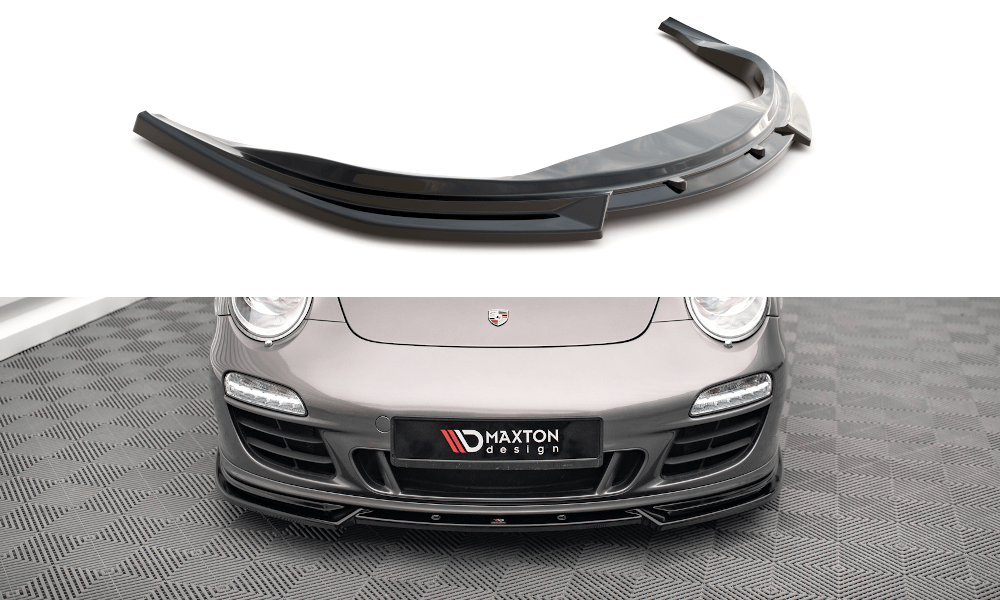 Maxton Design - Frontlippe V2 für Porsche 911 Carrera GTS 997 Facelift schwarz matt - Aerowerk.