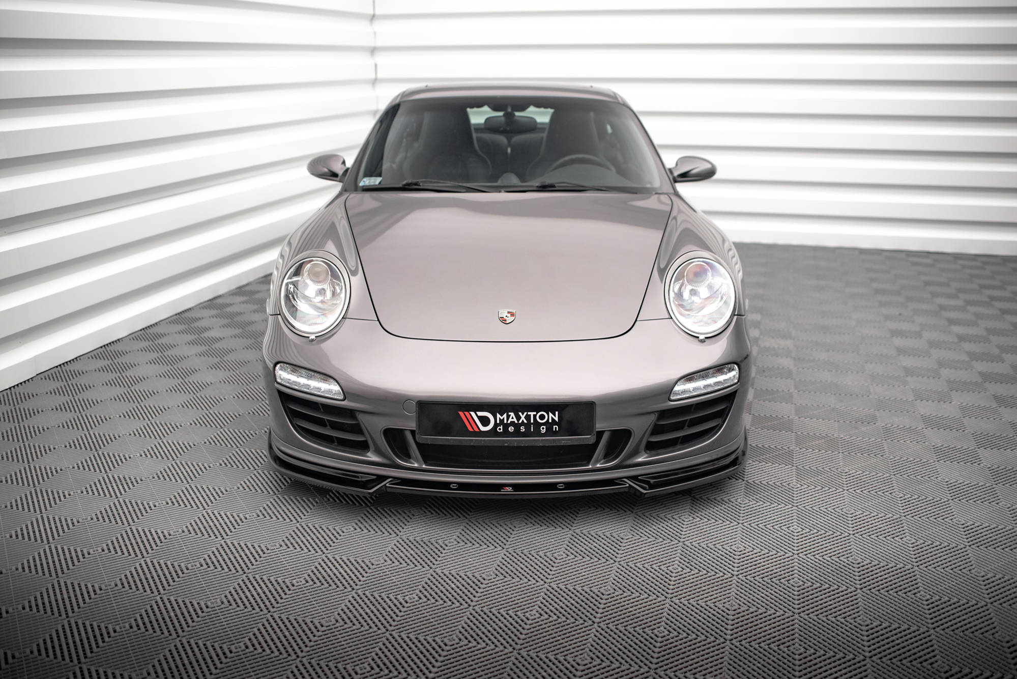 Maxton Design - Frontlippe V2 für Porsche 911 Carrera GTS 997 Facelift schwarz matt - Aerowerk.