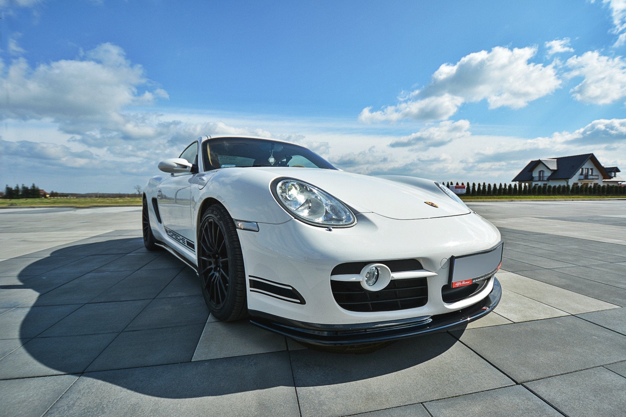 Maxton Design - Frontlippe V2 für PORSCHE CAYMAN S 987C - Aerowerk.