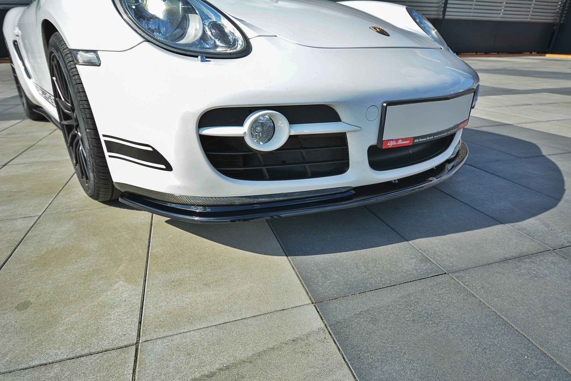 Maxton Design - Frontlippe V2 für PORSCHE CAYMAN S 987C - Aerowerk.
