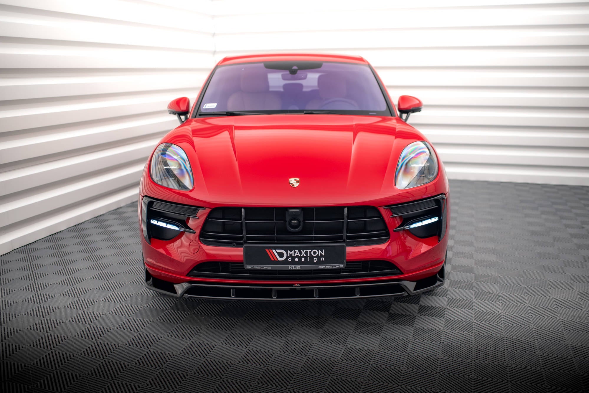 Maxton Design - Frontlippe V2 für Porsche Macan GTS / Sport Design Mk1 Facelift - Aerowerk.