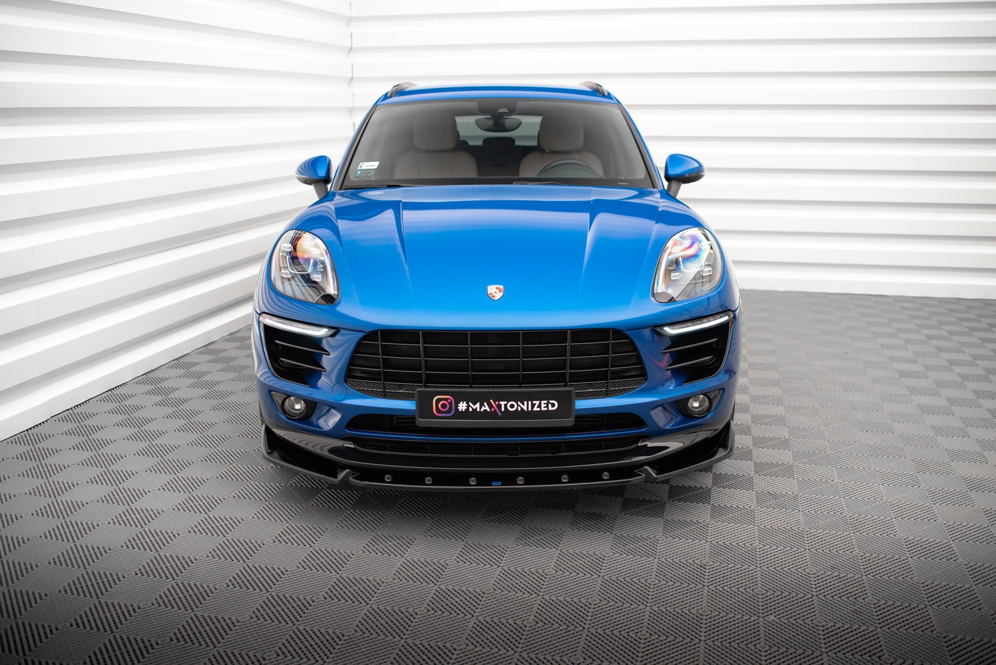 Maxton Design - Frontlippe V2 für Porsche Macan Mk1 - Aerowerk.