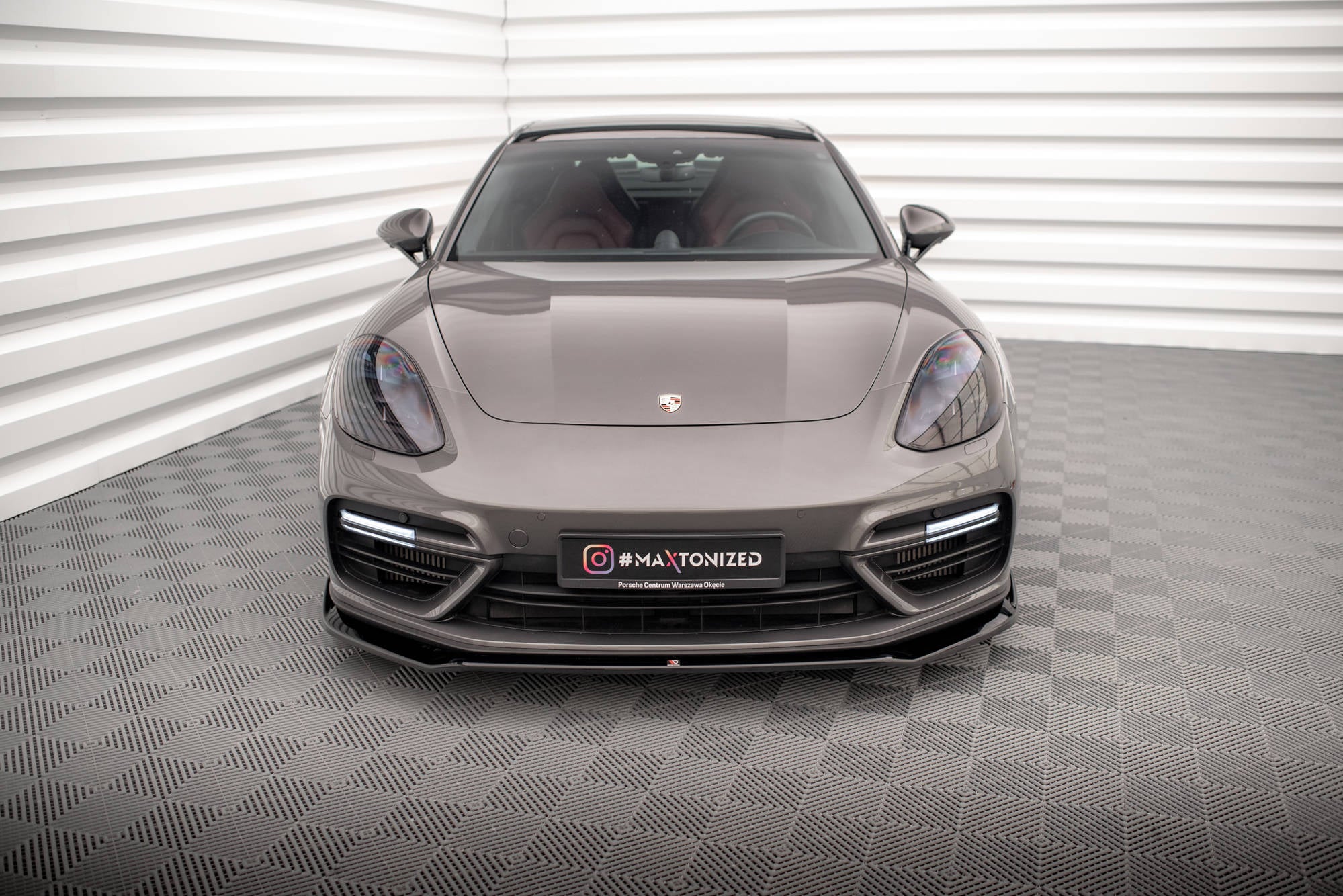 Maxton Design - Frontlippe V2 für Porsche Panamera Turbo S E - Hybrid - Aerowerk.