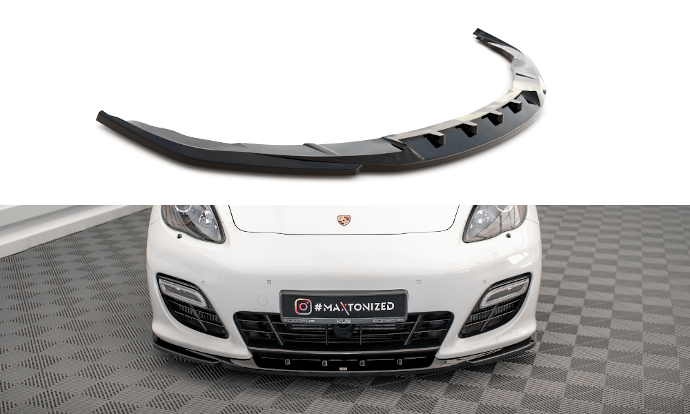 Maxton Design - Frontlippe V2 für Porsche Panamera Turbo Sport Design Package 970 - Aerowerk.
