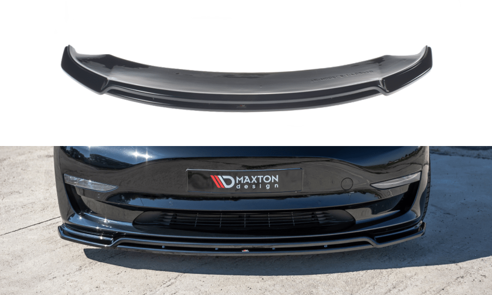 Maxton Design - Frontlippe V2 für Tesla Model 3 - Aerowerk.