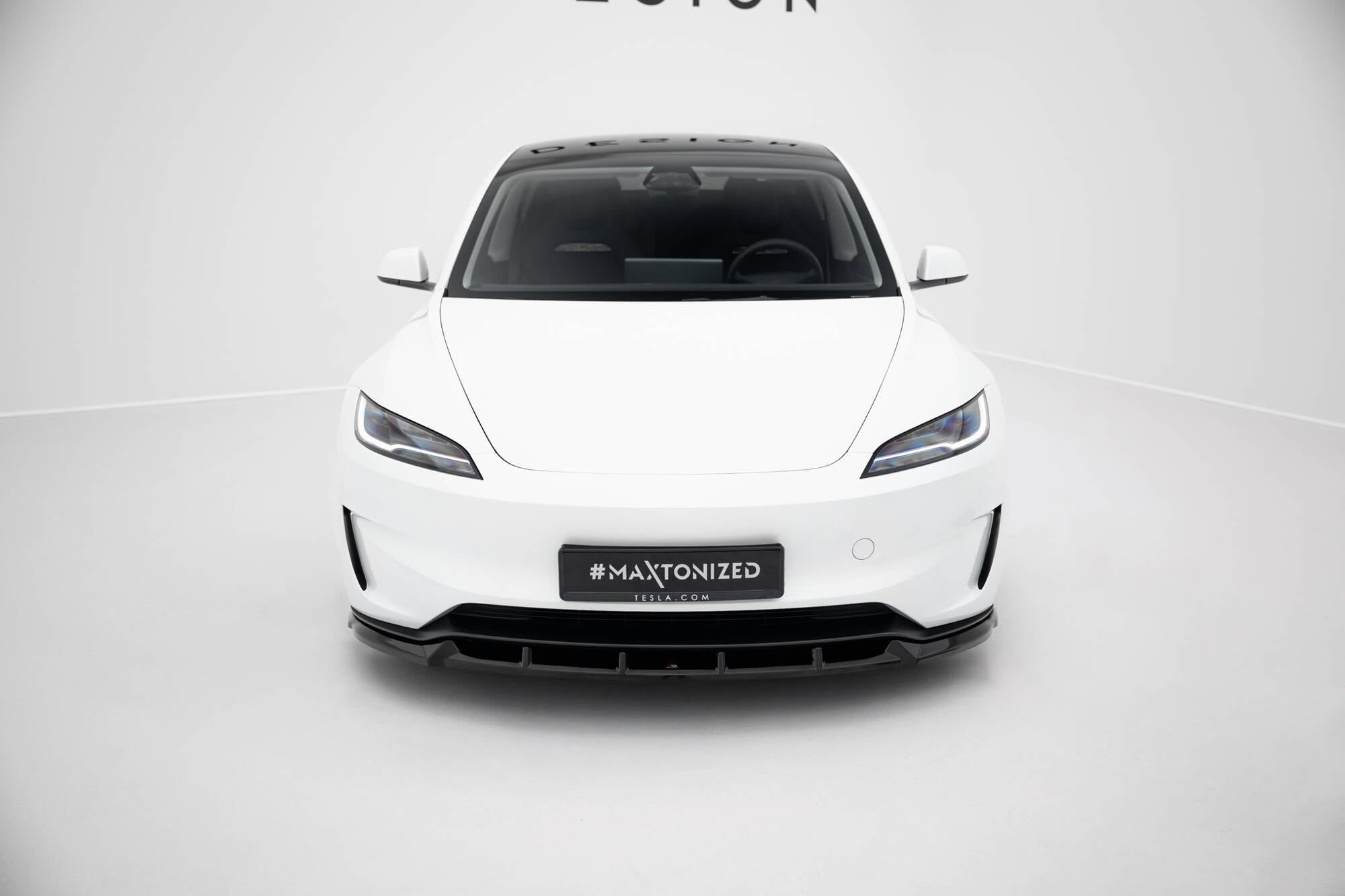 Maxton Design - Frontlippe V2 für Tesla Model 3 Performance Mk1 Facelift - Aerowerk.