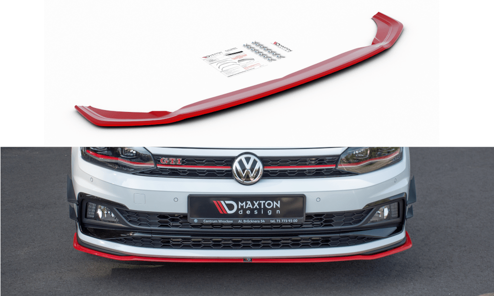 Maxton Design - Frontlippe V2 für Volkswagen Polo GTI / R - line Mk6 - Aerowerk.
