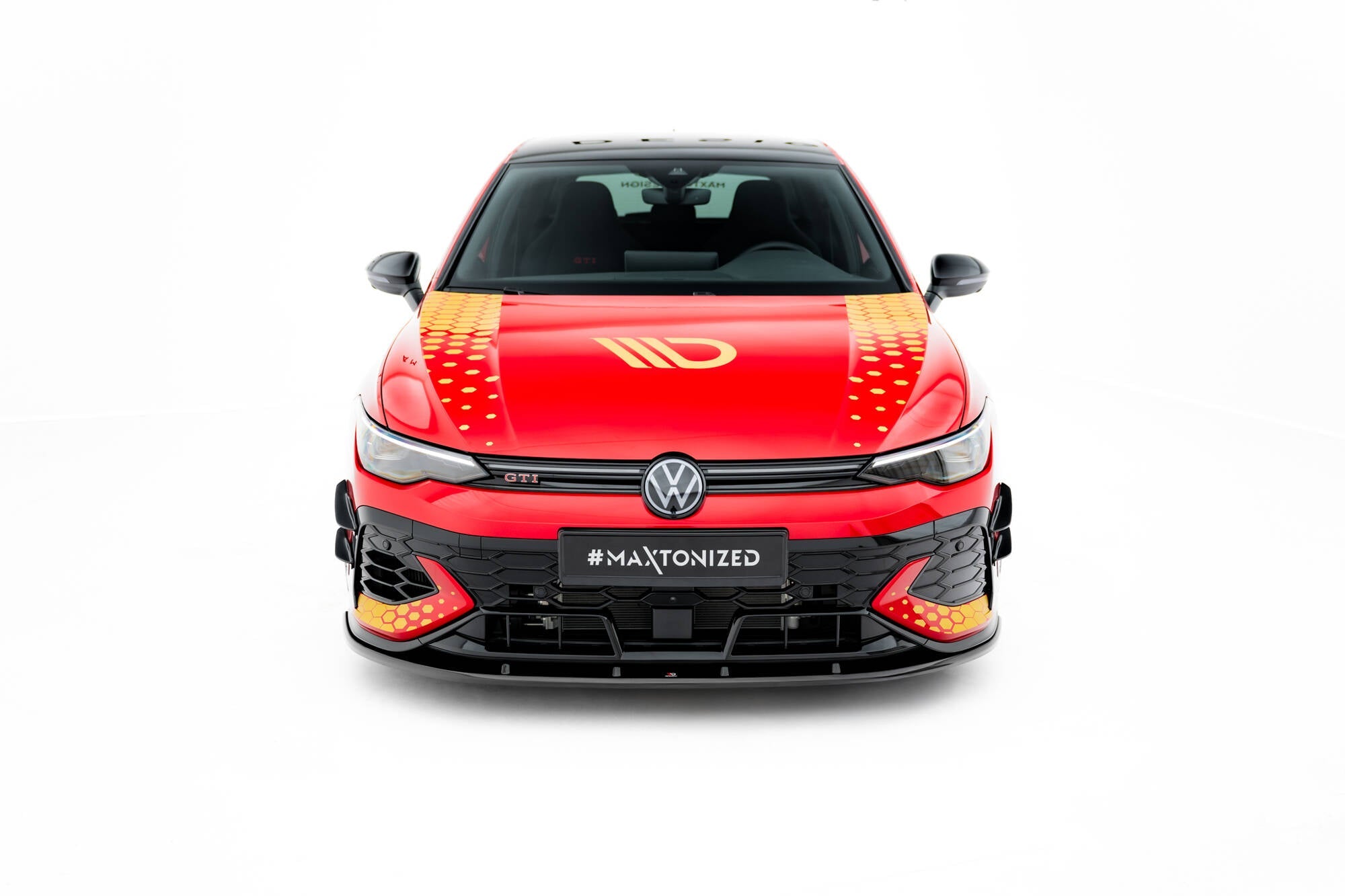 Maxton Design - Frontlippe V2 für VW Golf GTI Clubsport Mk8 Facelift - Aerowerk.