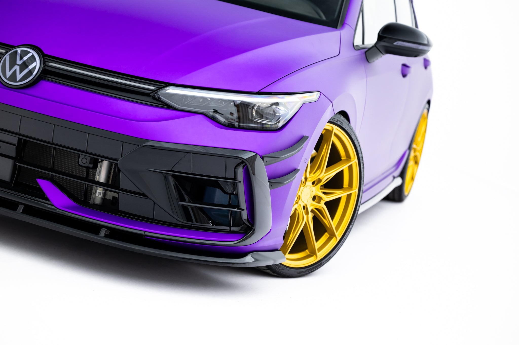 Maxton Design - Frontlippe V2 für VW Golf R Mk8 Facelift - Aerowerk.