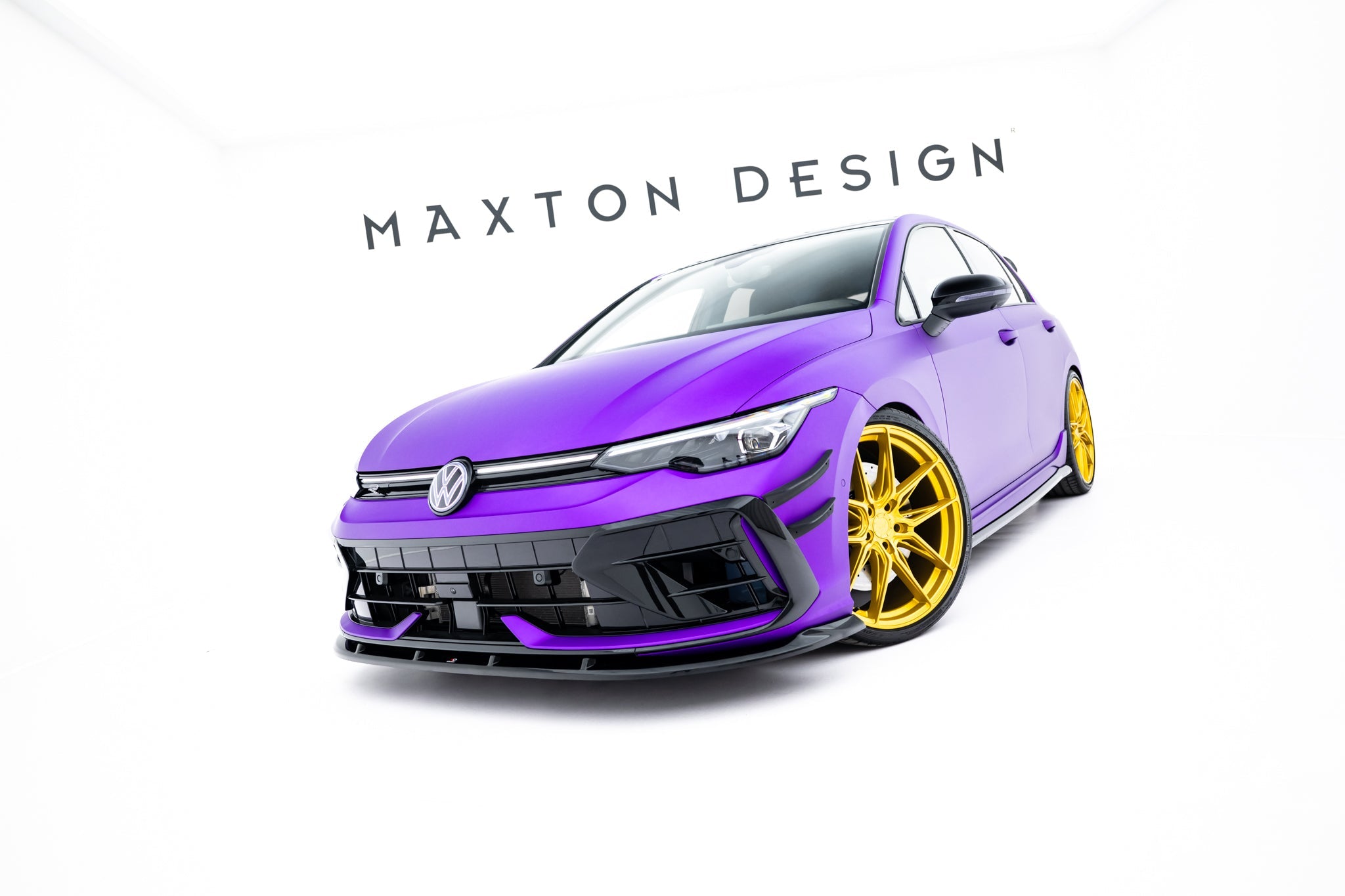 Maxton Design - Frontlippe V2 für VW Golf R Mk8 Facelift - Aerowerk.