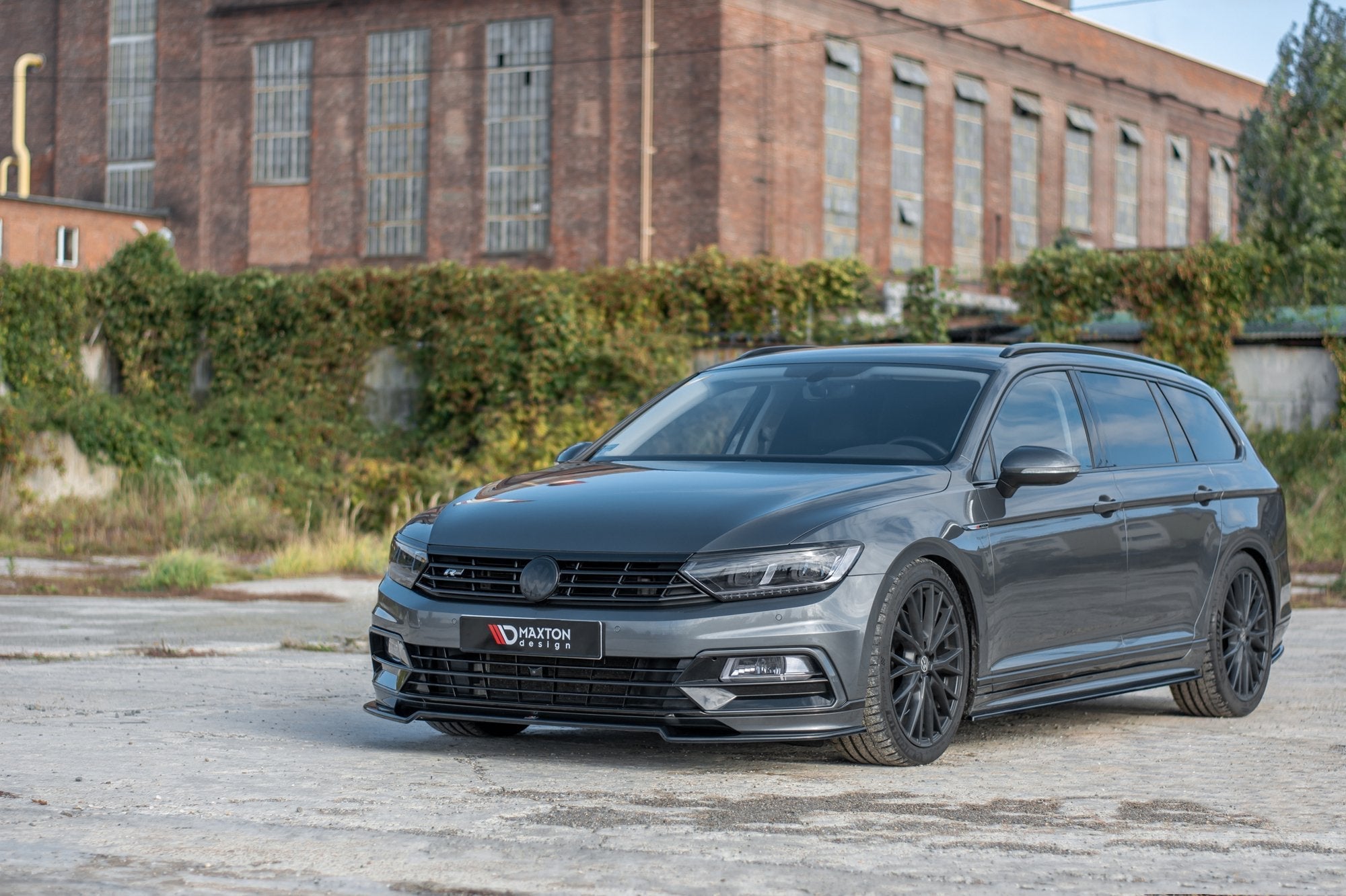 Maxton Design - Frontlippe V2 für VW Passat R - Line B8 - Aerowerk.