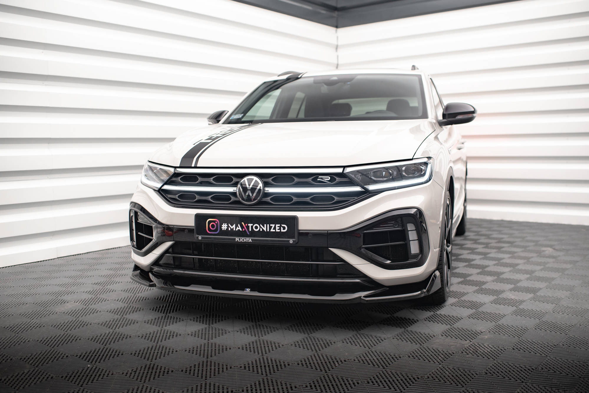 Maxton Design - Frontlippe V2 für VW T - Roc R / R - Line Mk1 Facelift - Aerowerk.