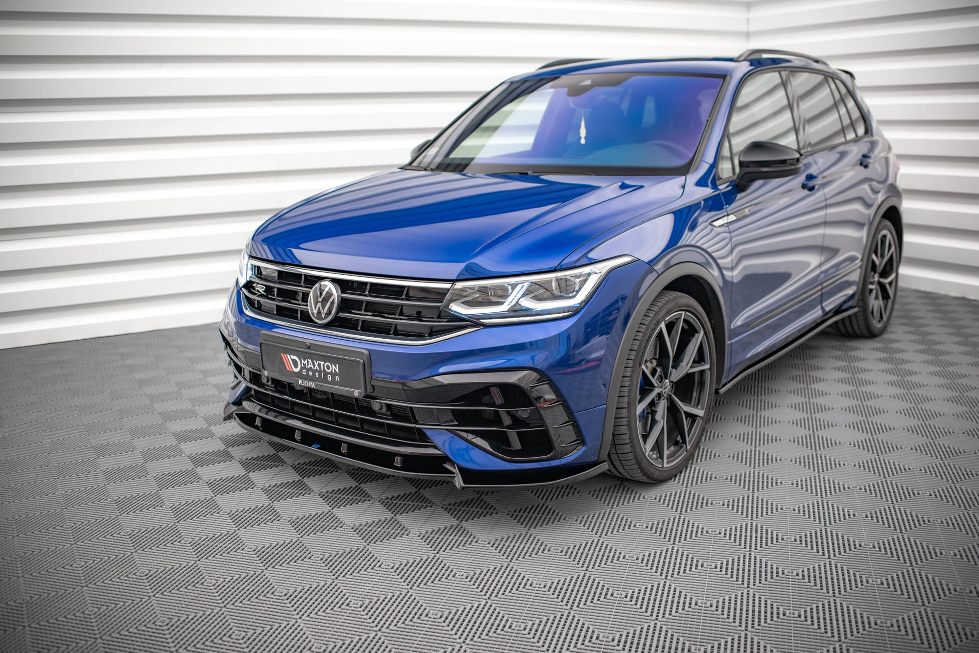 Maxton Design - Frontlippe V2 für VW Tiguan R / R - Line Mk2 Facelift - Aerowerk.