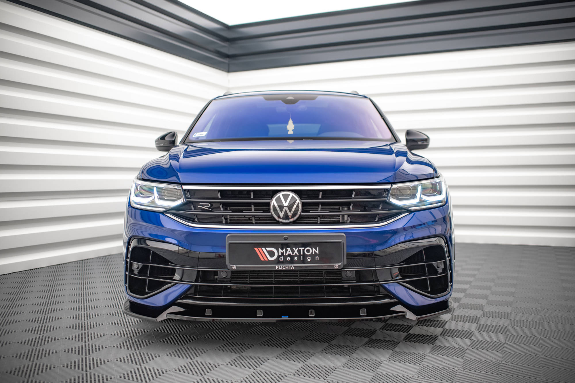 Maxton Design - Frontlippe V2 für VW Tiguan R / R - Line Mk2 Facelift - Aerowerk.