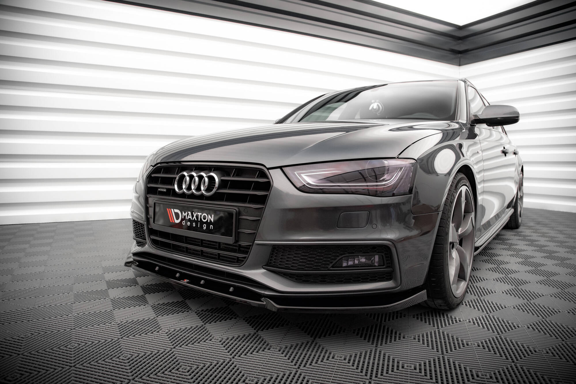 Maxton Design - Frontlippe V3 für Audi A4 S - Line / S4 B8 Facelift - Aerowerk.