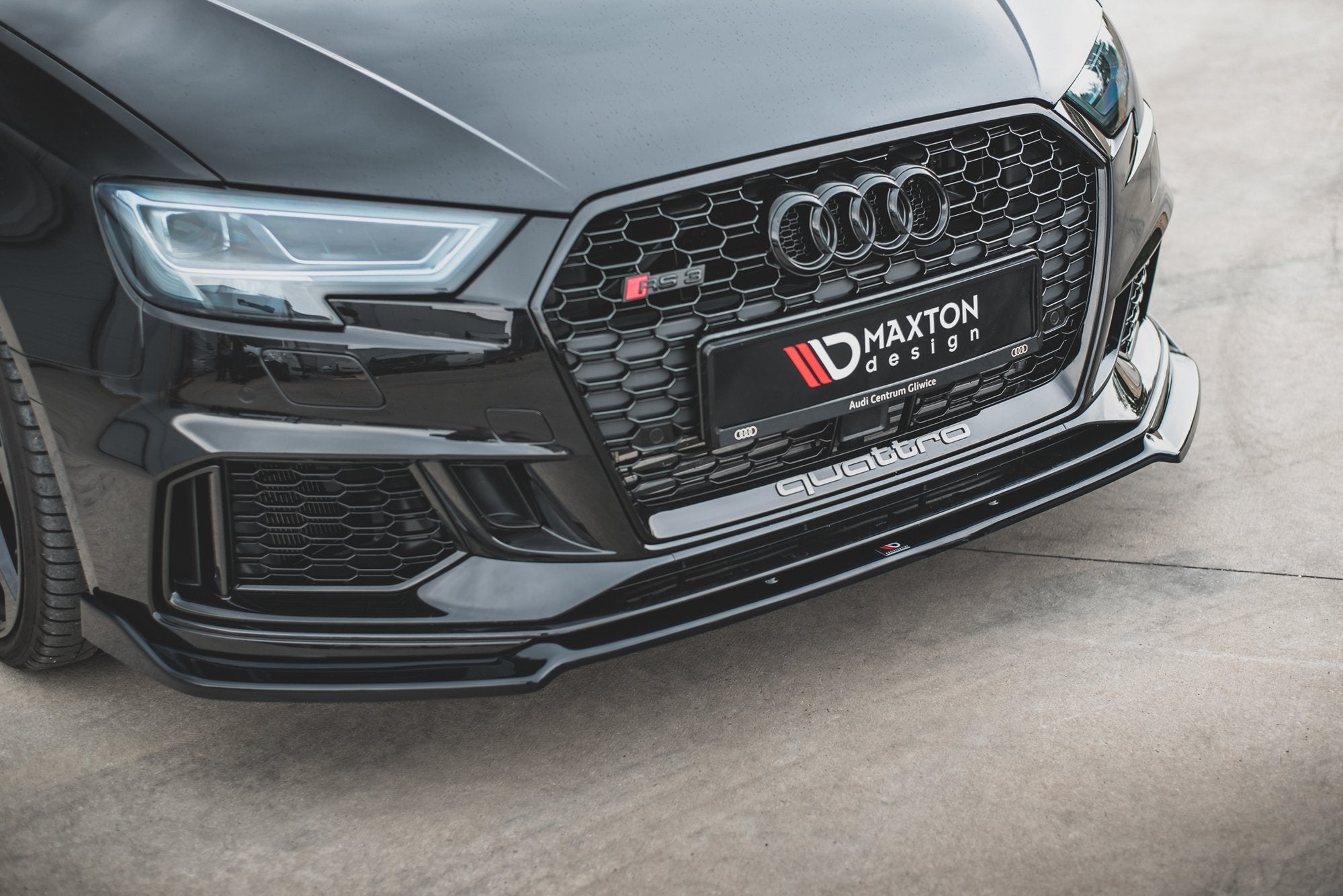 Maxton Design - Frontlippe V3 für Audi RS3 8V FL Sportback - Aerowerk.