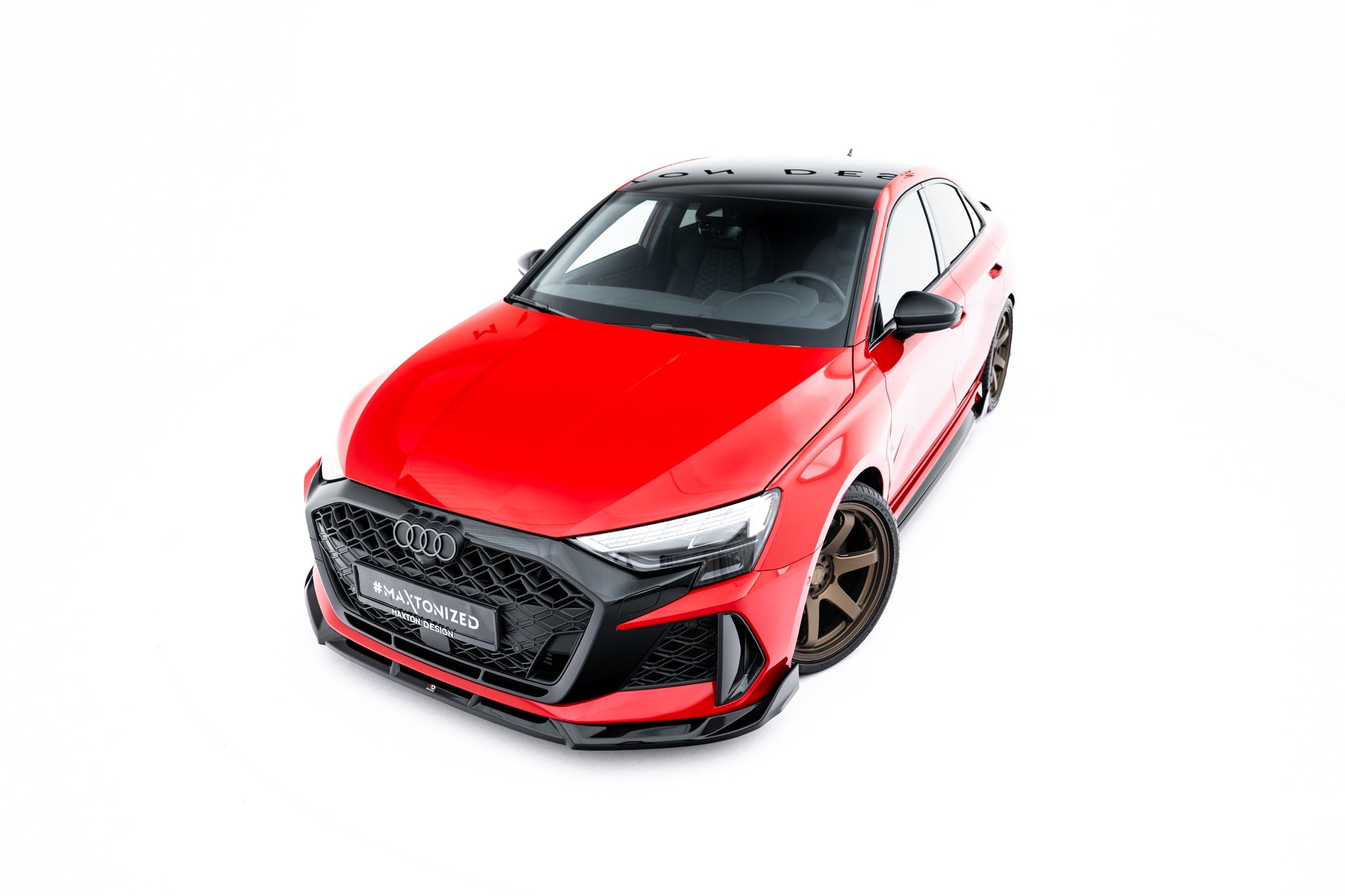 Maxton Design - Frontlippe V3 für Audi RS3 Limousine 8Y Facelift - Aerowerk.