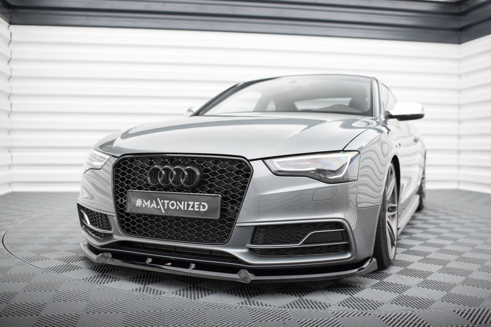 Maxton Design - Frontlippe V3 für Audi S5 / A5 S - Line Coupe / Sportback 8T Facelift - Aerowerk.