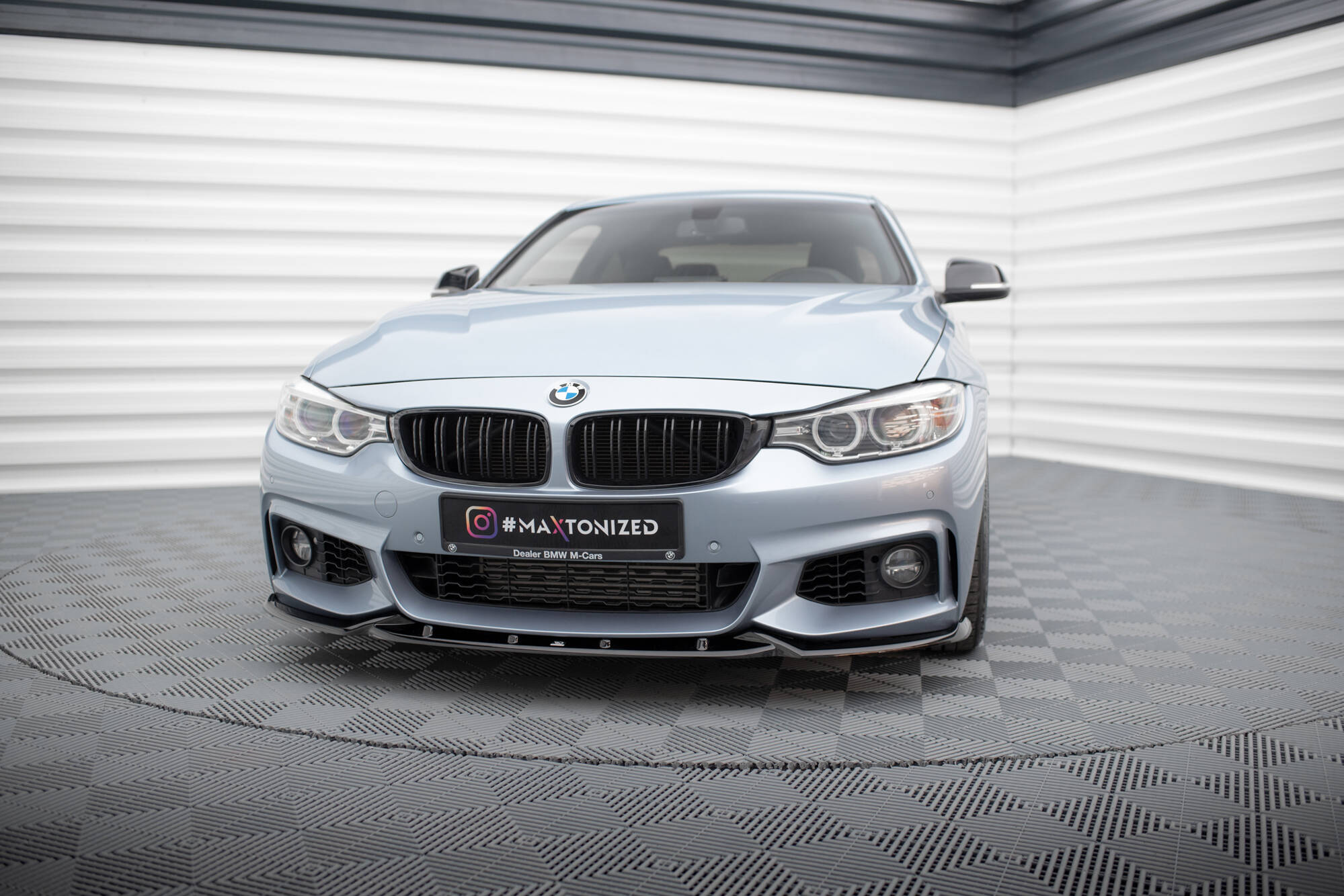 Maxton Design - Frontlippe V.3 für BMW 4er Coupe / Gran Coupe / Cabrio M - Paket F32 / F36 / F33 - Aerowerk.