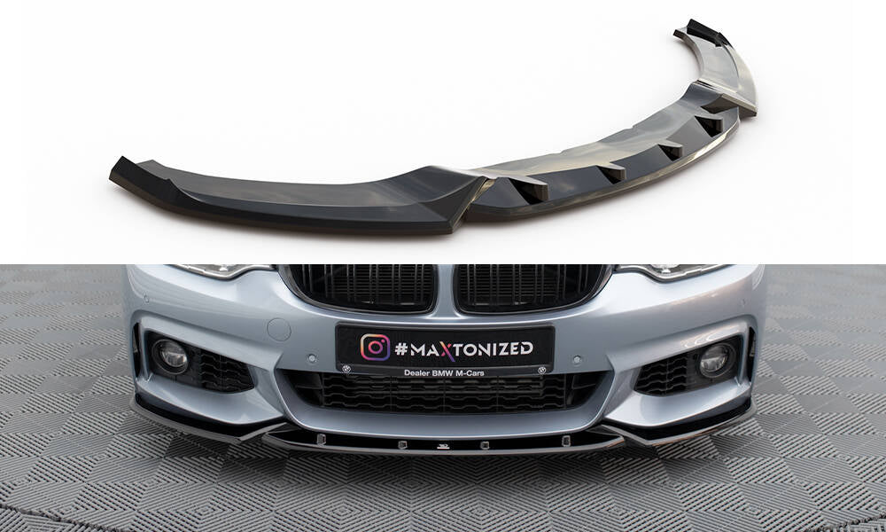 Maxton Design - Frontlippe V.3 für BMW 4er Coupe / Gran Coupe / Cabrio M - Paket F32 / F36 / F33 - Aerowerk.