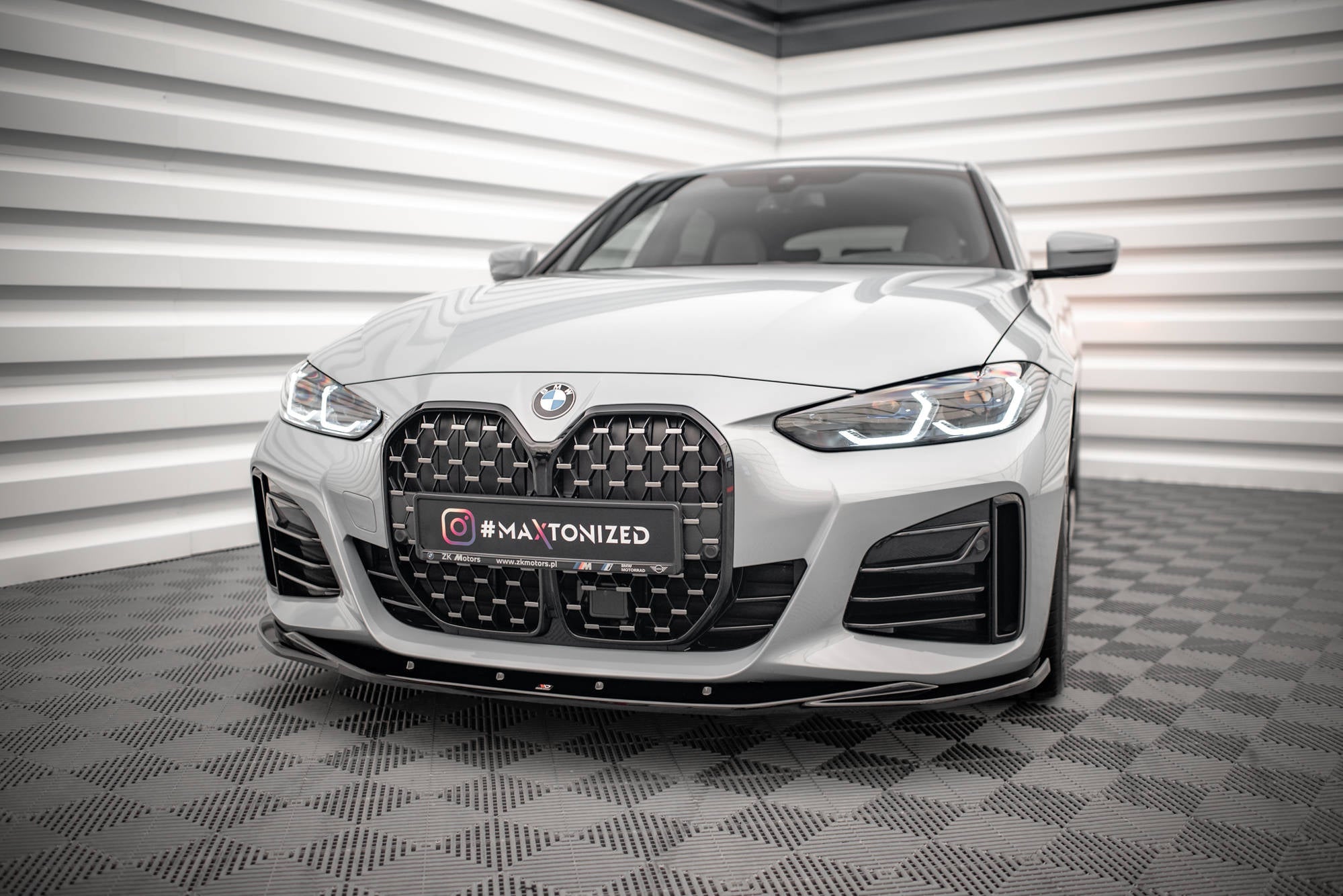Maxton Design - Frontlippe V.3 für BMW 4er / i4 Gran Coupe M - Paket / M440i G26 - Aerowerk.