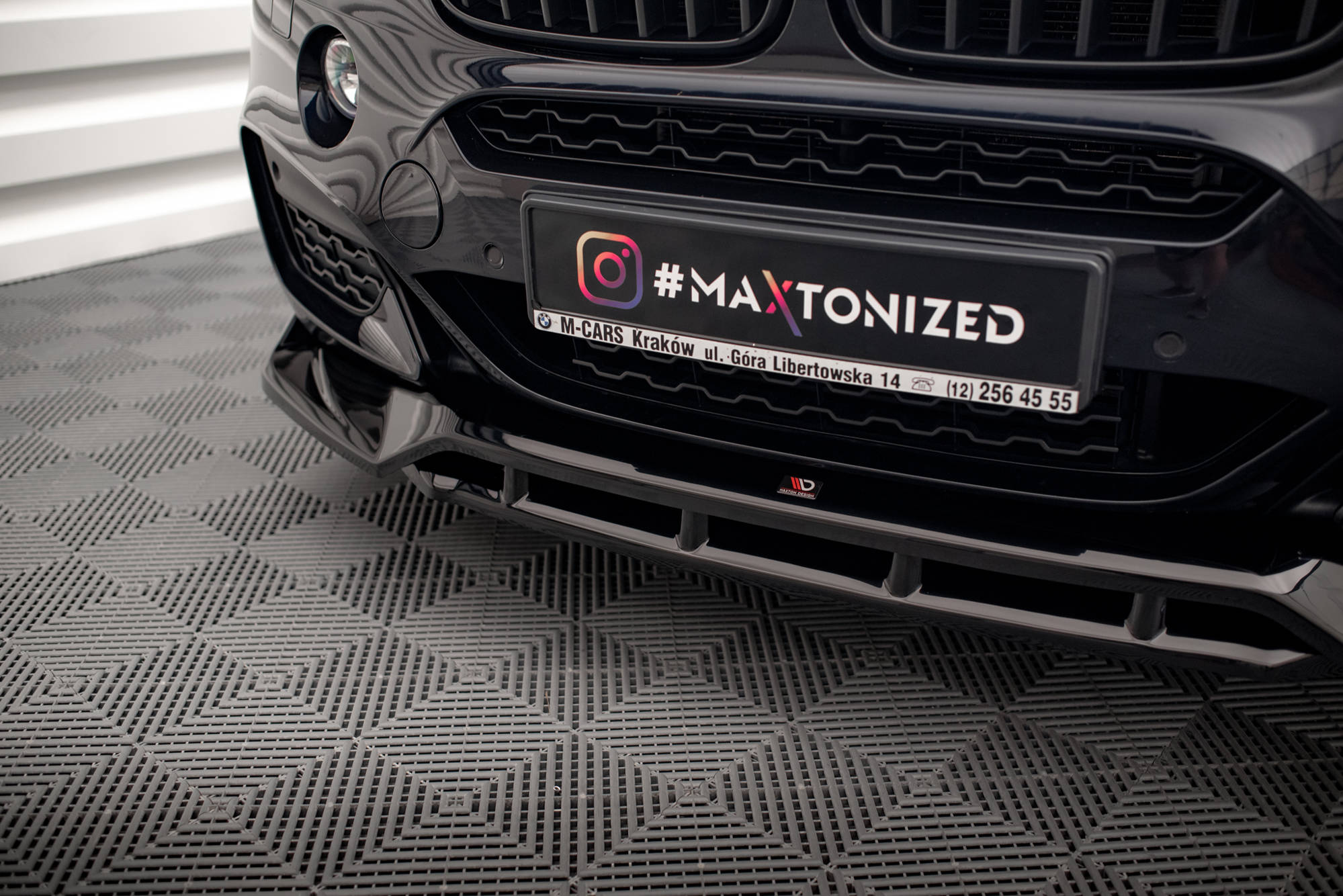 Maxton Design - Frontlippe V3 für BMW X6 M - Paket F16 - Aerowerk.