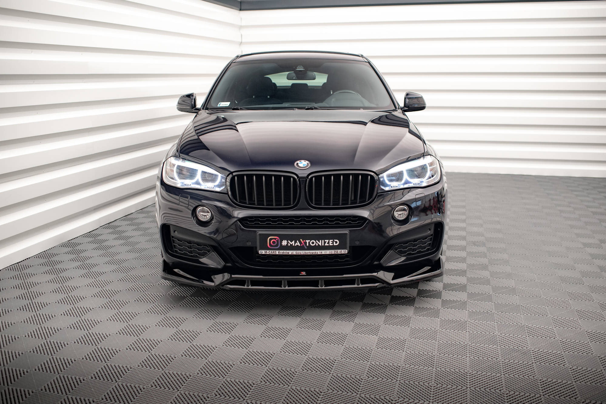 Maxton Design - Frontlippe V3 für BMW X6 M - Paket F16 - Aerowerk.