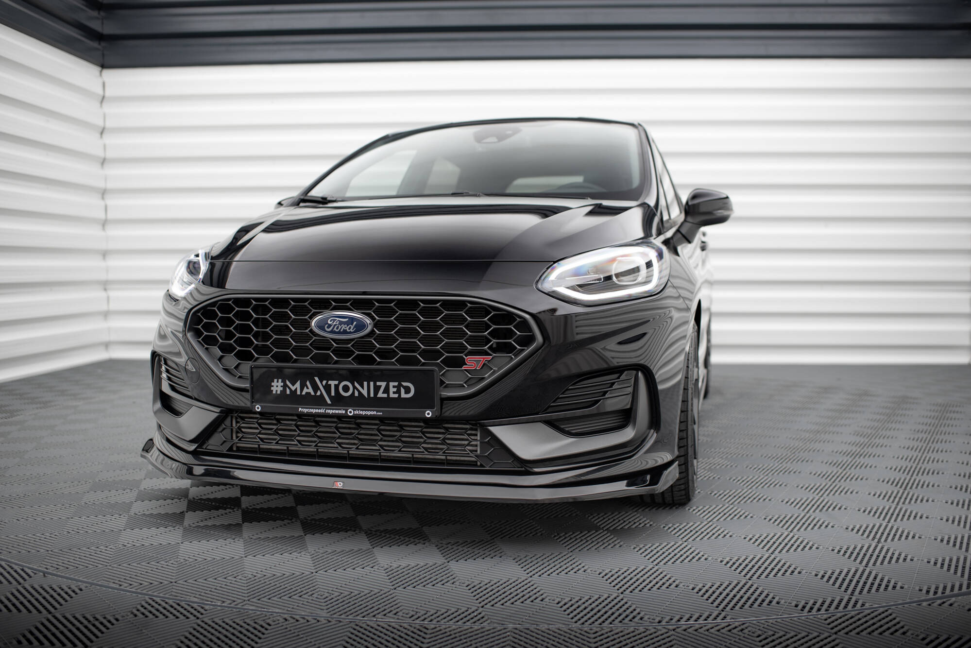 Maxton Design - Frontlippe V3 für Ford Fiesta ST / ST - line Mk8 Facelift - Aerowerk.