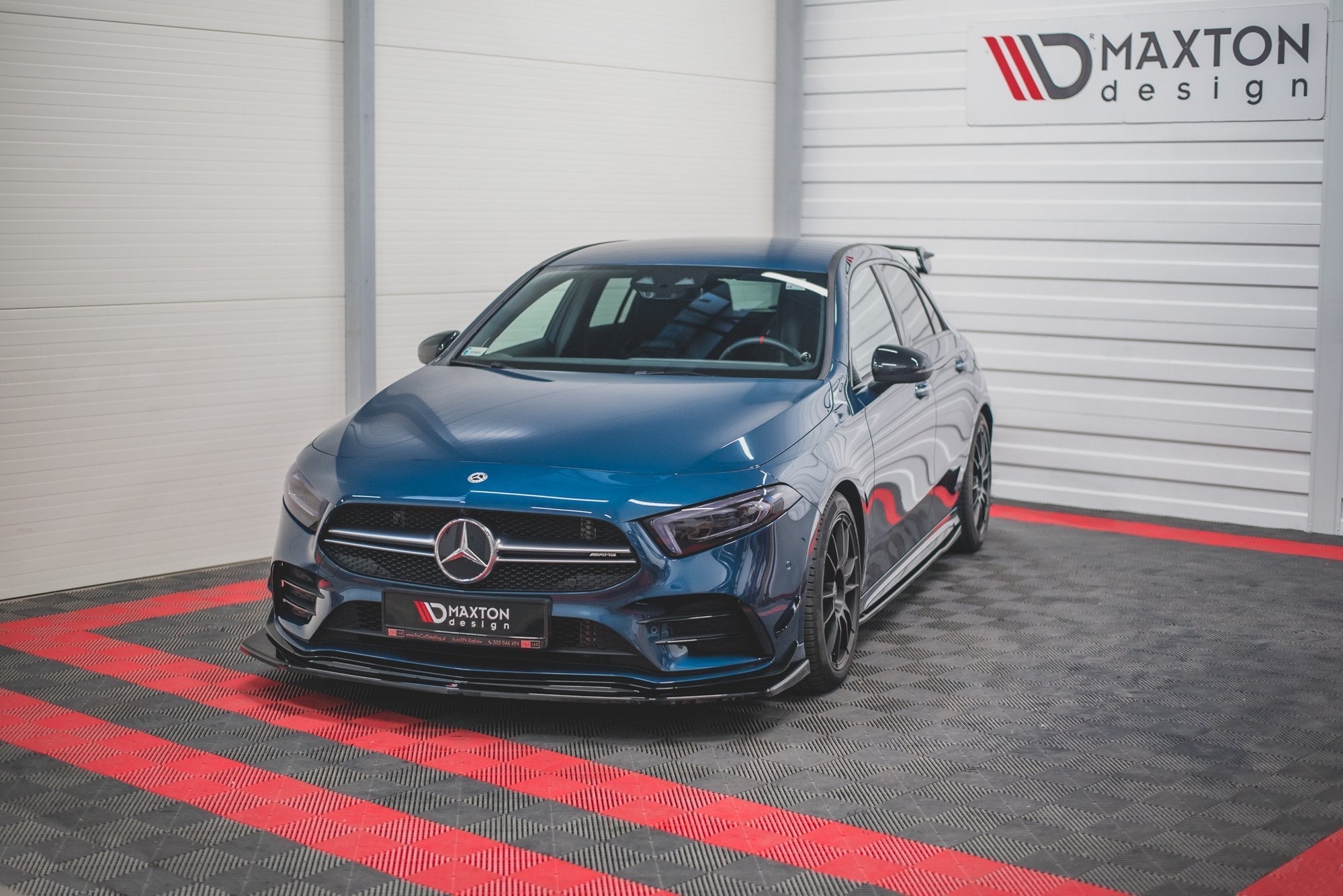 Maxton Design - Frontlippe V3 für Mercedes A35 AMG Aero W177 - Aerowerk.