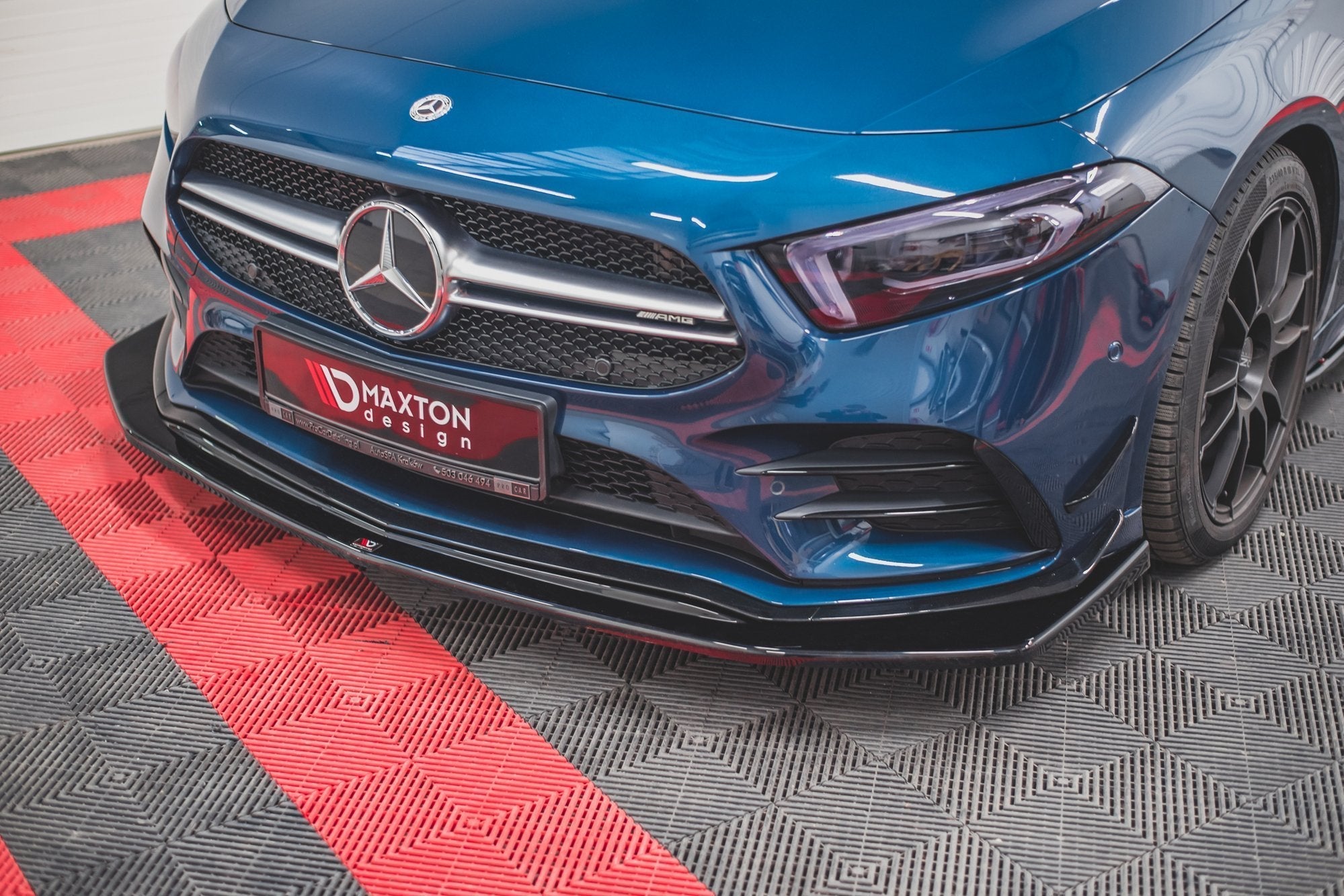 Maxton Design - Frontlippe V3 für Mercedes A35 AMG Aero W177 - Aerowerk.
