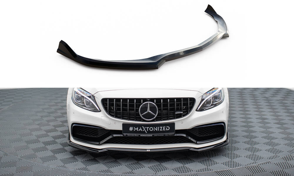 Maxton Design - Frontlippe V3 für Mercedes - AMG C63 Limousine / Kombi W205 / S205 - Aerowerk.