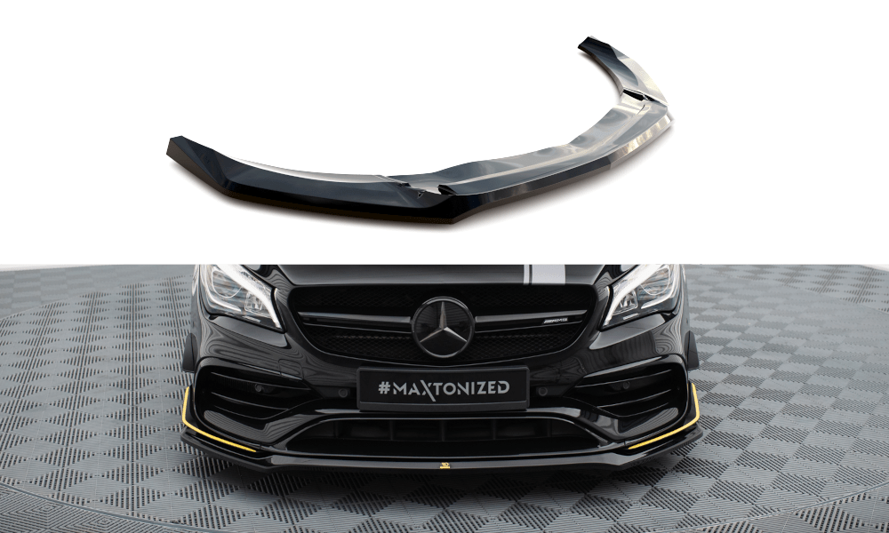Maxton Design - Frontlippe V3 für Mercedes - AMG CLA 45 Aero C117 Facelift - Aerowerk.