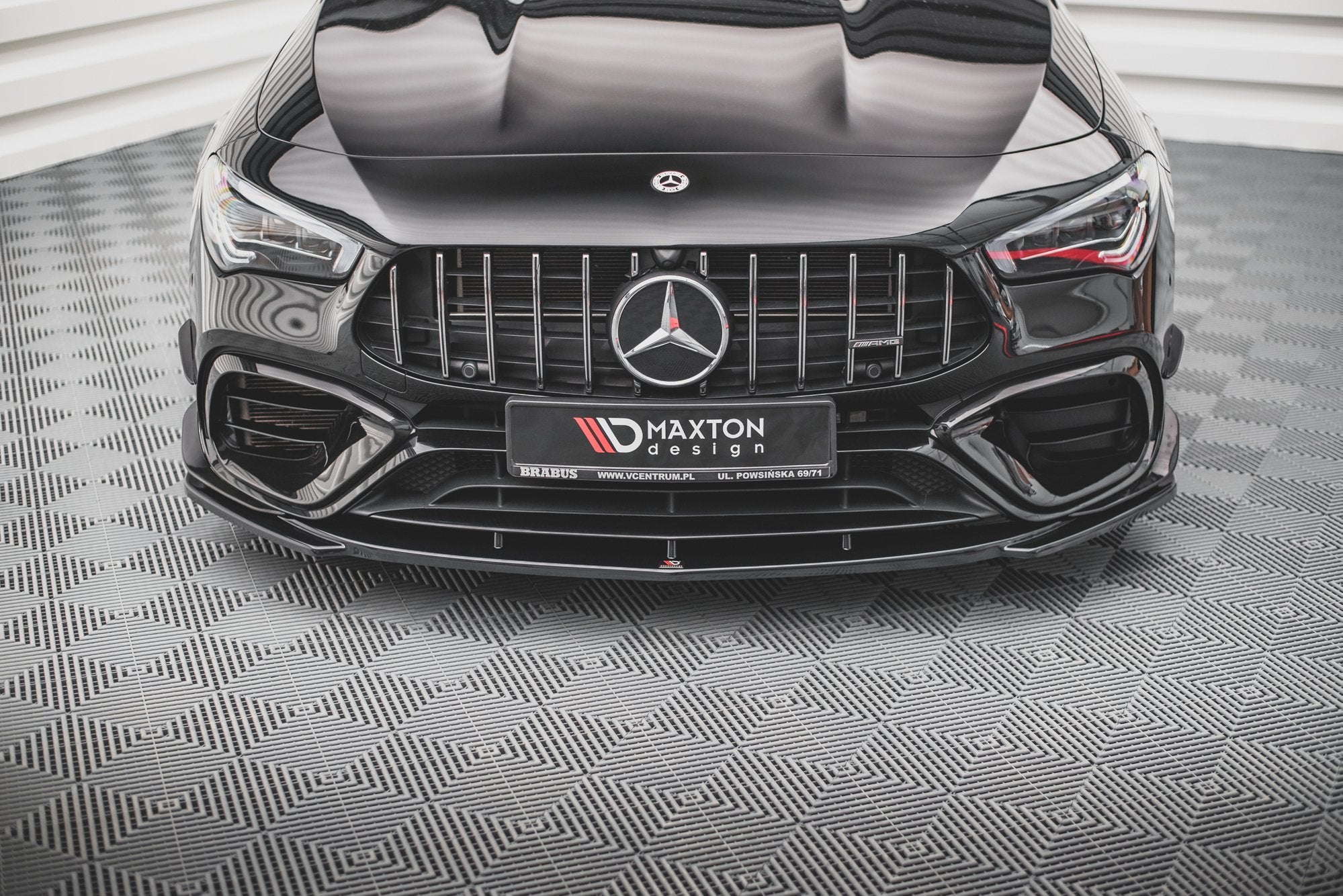Maxton Design - Frontlippe V3 für Mercedes - AMG CLA 45 Aero C118 - Aerowerk.