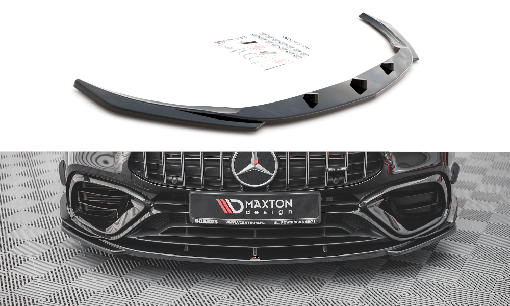 Maxton Design - Frontlippe V3 für Mercedes - AMG CLA 45 Aero C118 - Aerowerk.