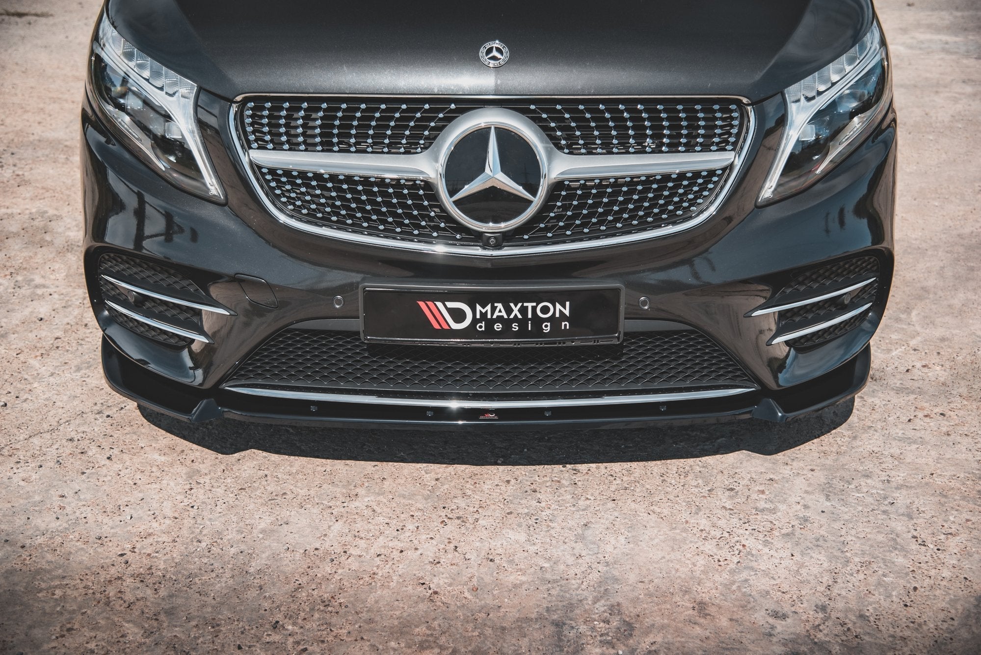 Maxton Design - Frontlippe V3 für Mercedes - Benz V - Klasse AMG - Line W447 - Aerowerk.