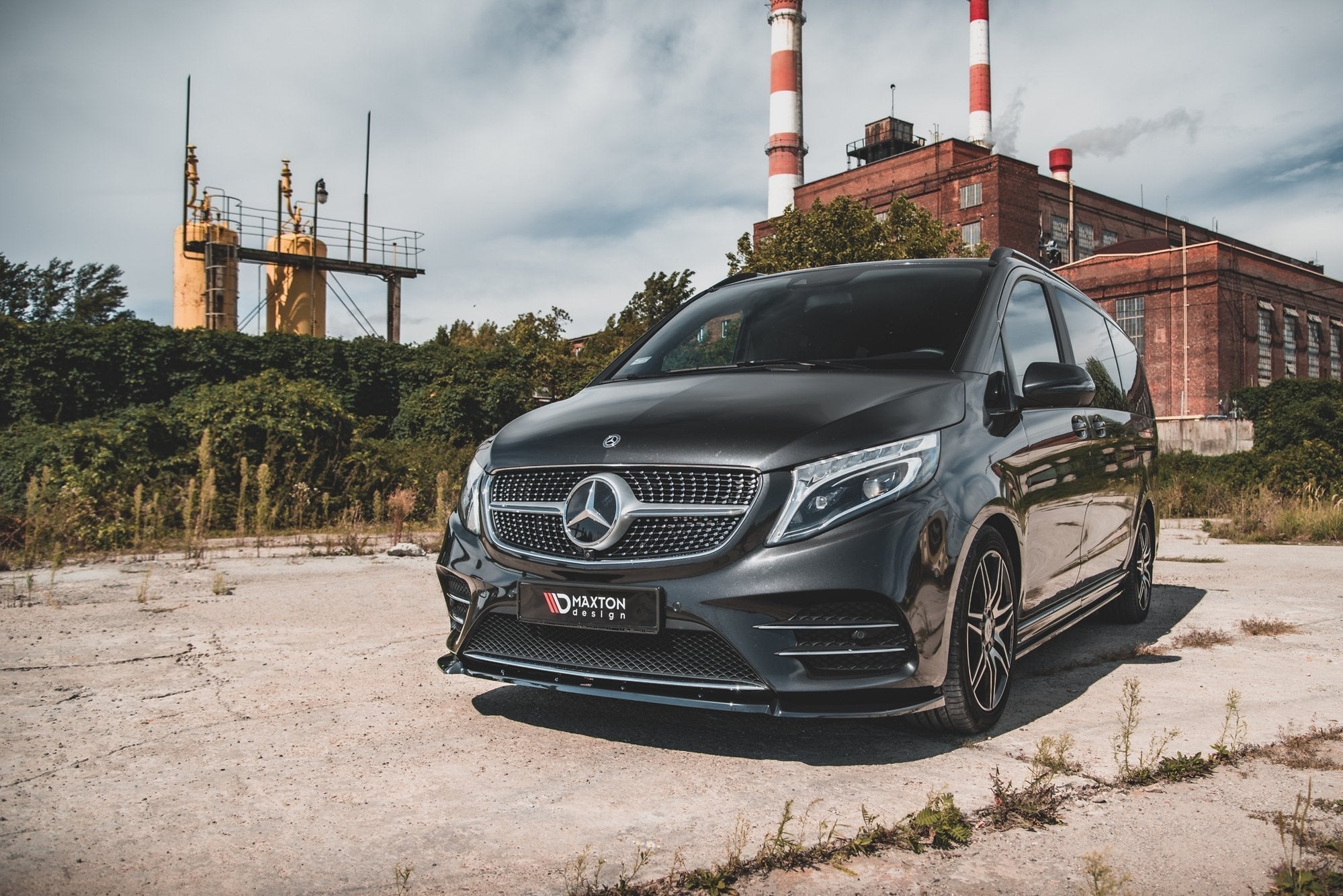Maxton Design - Frontlippe V3 für Mercedes - Benz V - Klasse AMG - Line W447 - Aerowerk.