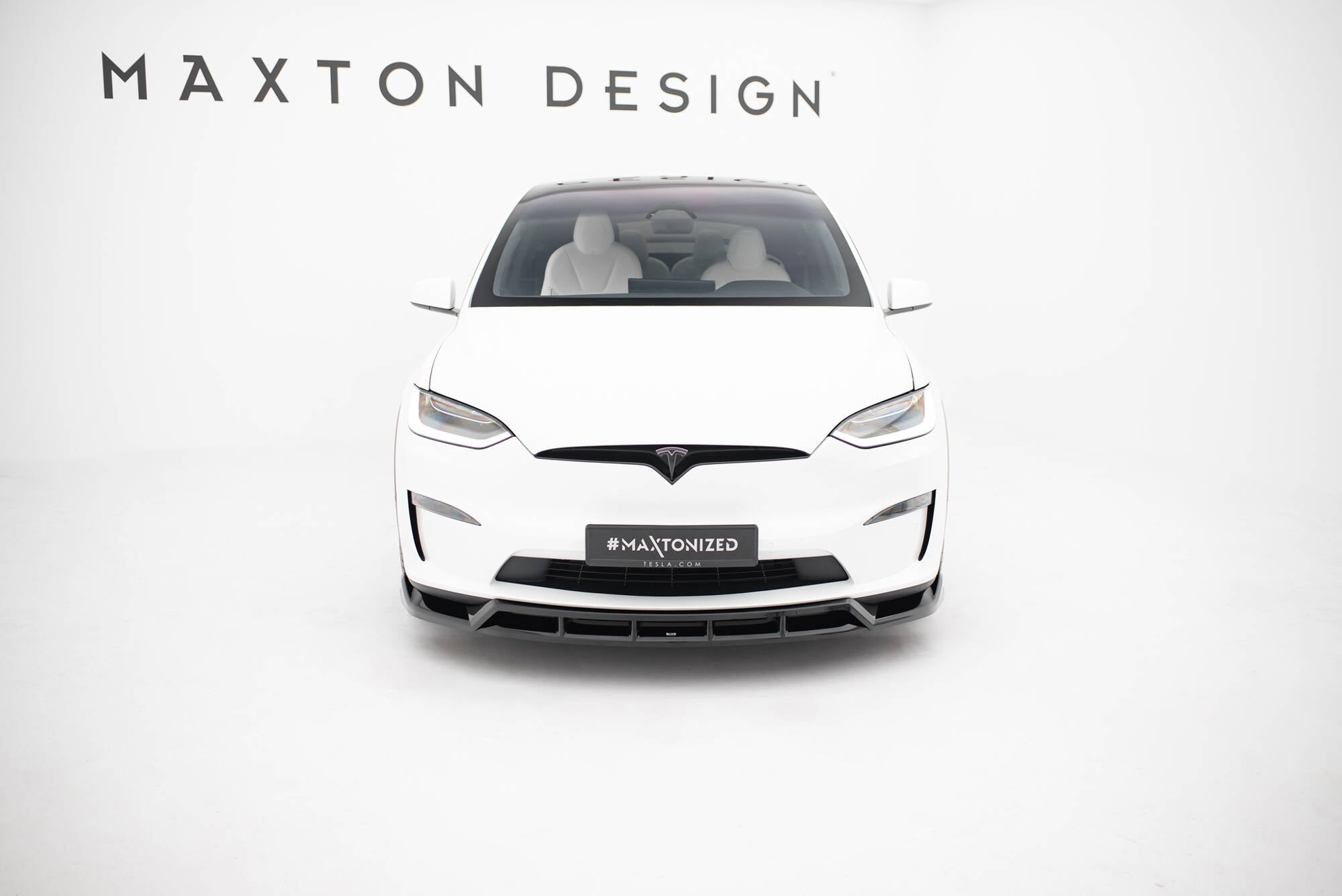 Maxton Design - Frontlippe V3 für Tesla Model X Mk1 Facelift - Aerowerk.