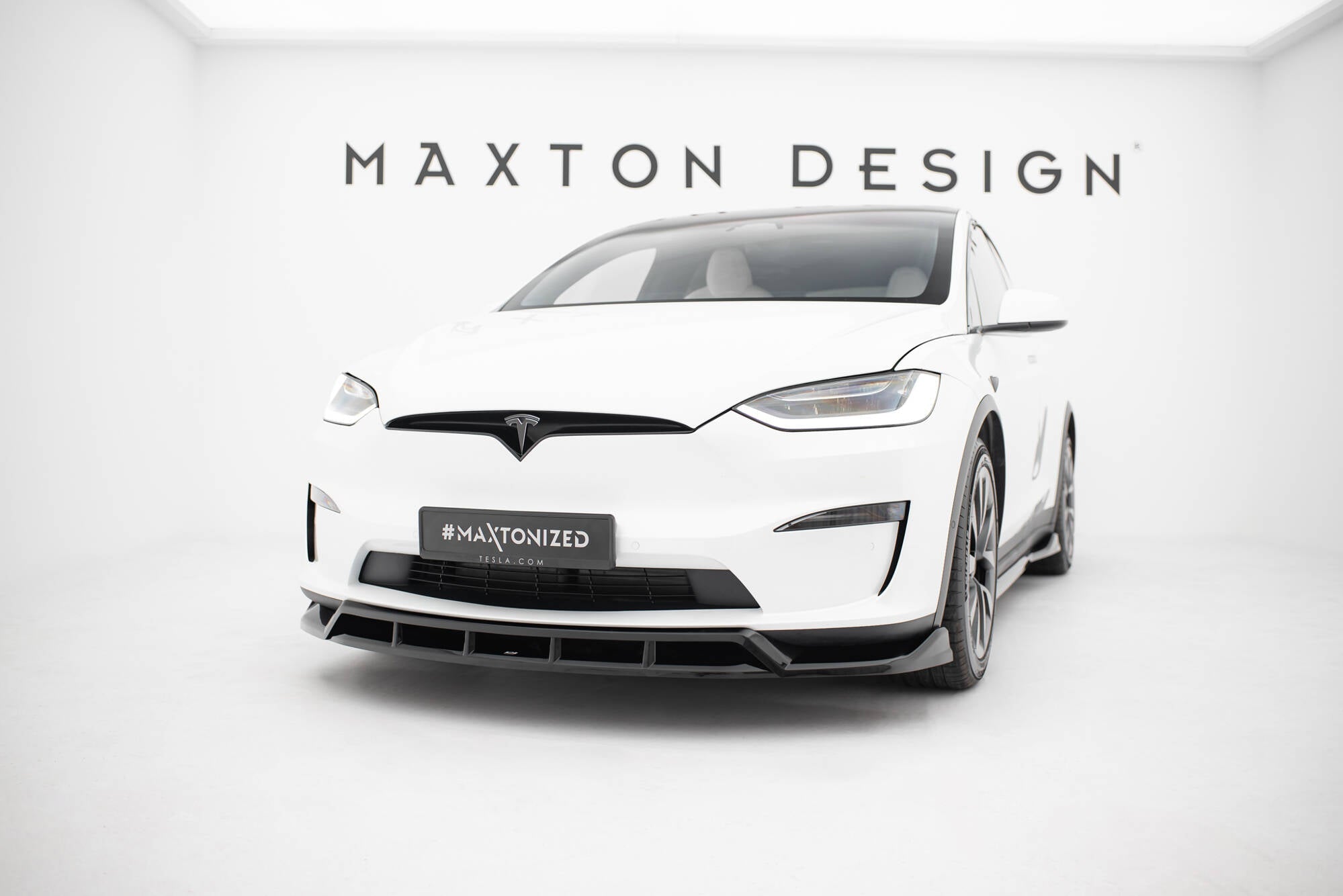 Maxton Design - Frontlippe V3 für Tesla Model X Mk1 Facelift - Aerowerk.