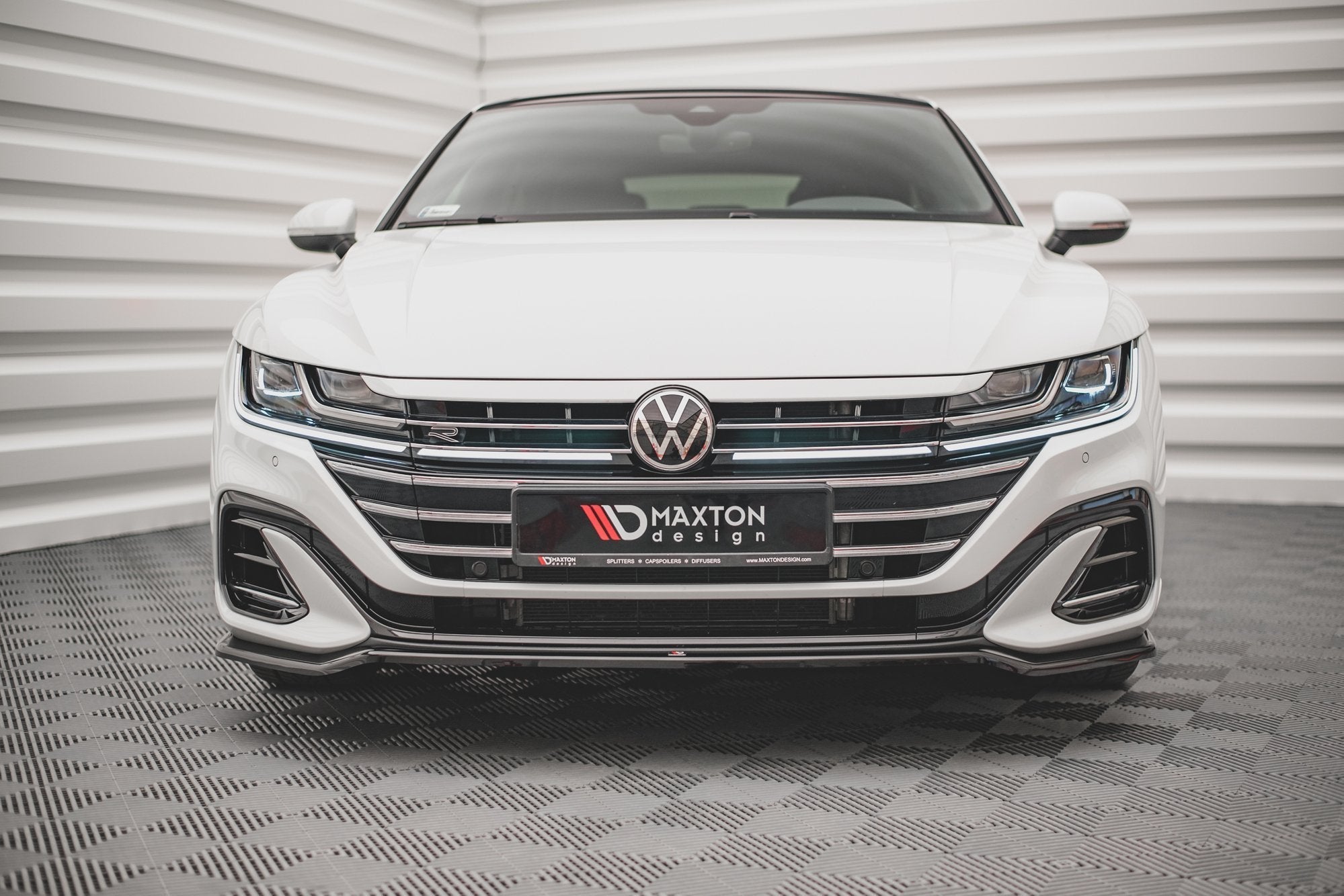 Maxton Design - Frontlippe V3 für VW Arteon R - Line Facelift - Aerowerk.