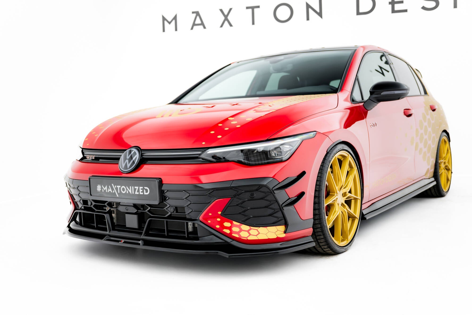 Maxton Design - Frontlippe V3 für VW Golf GTI Clubsport Mk8 Facelift - Aerowerk.
